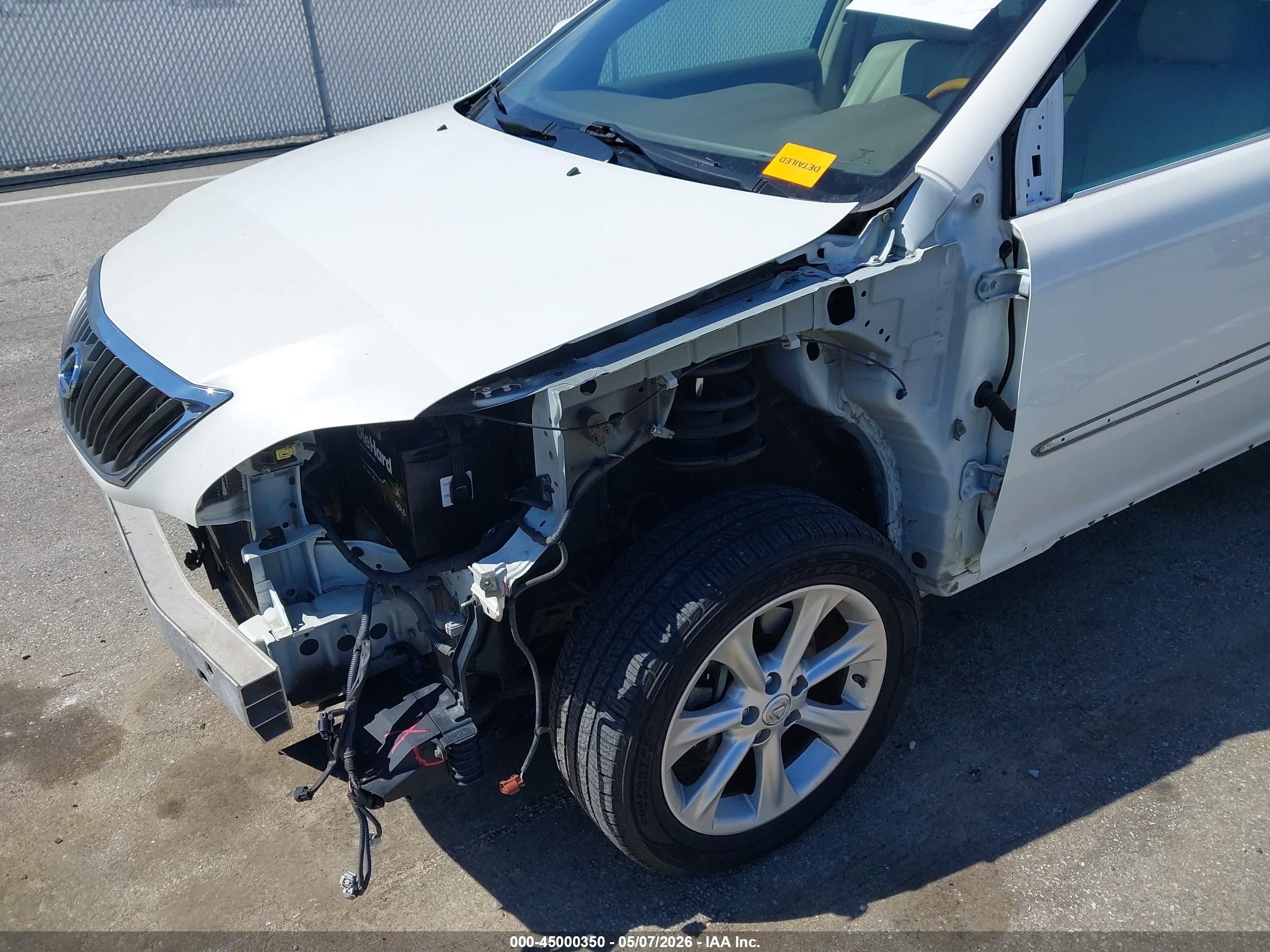 2009 Lexus Rx 350 White vin: 2T2HK31U49C113948