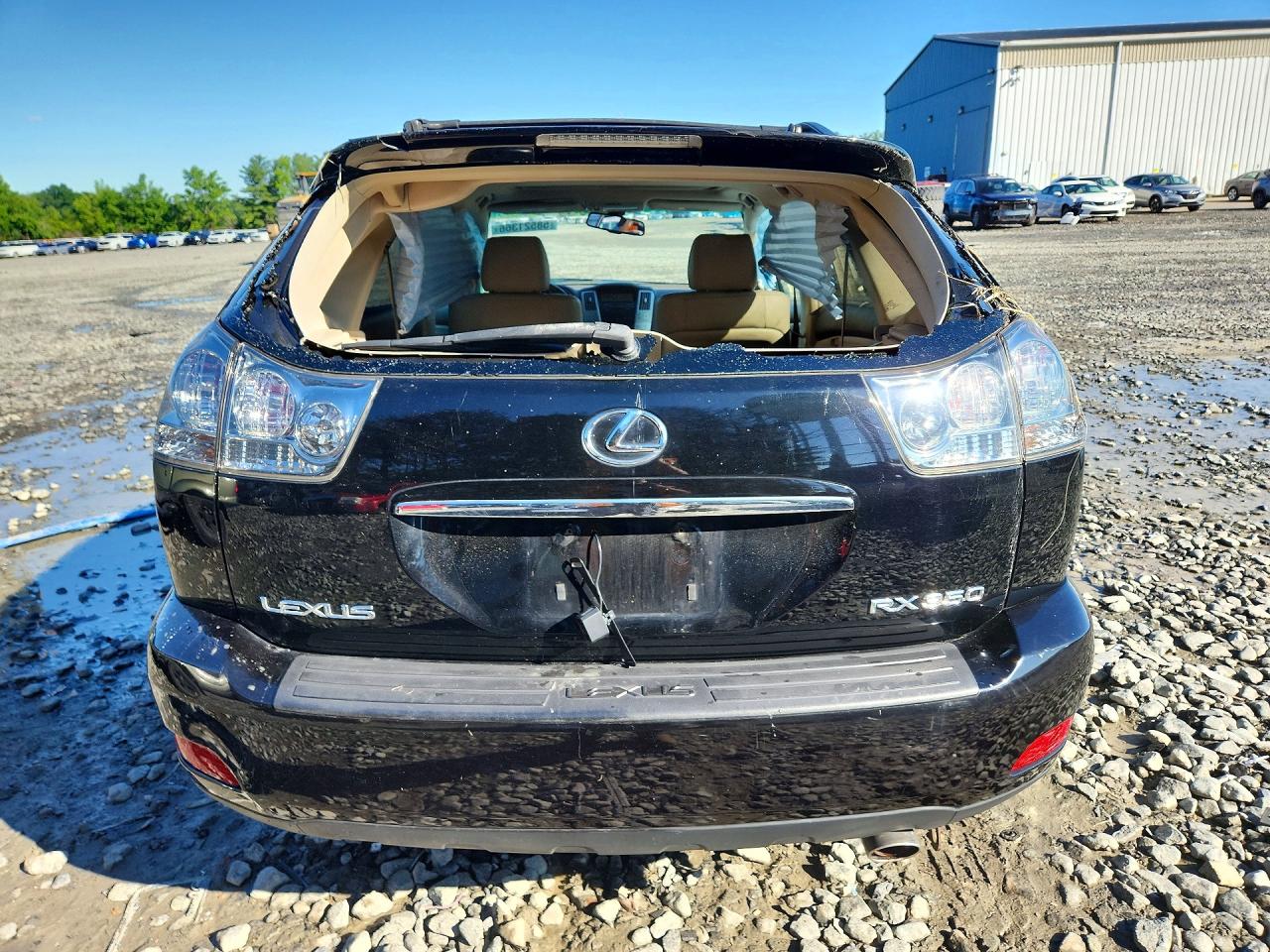 2009 Lexus Rx 350 Base Black vin: 2T2HK31U49C128286