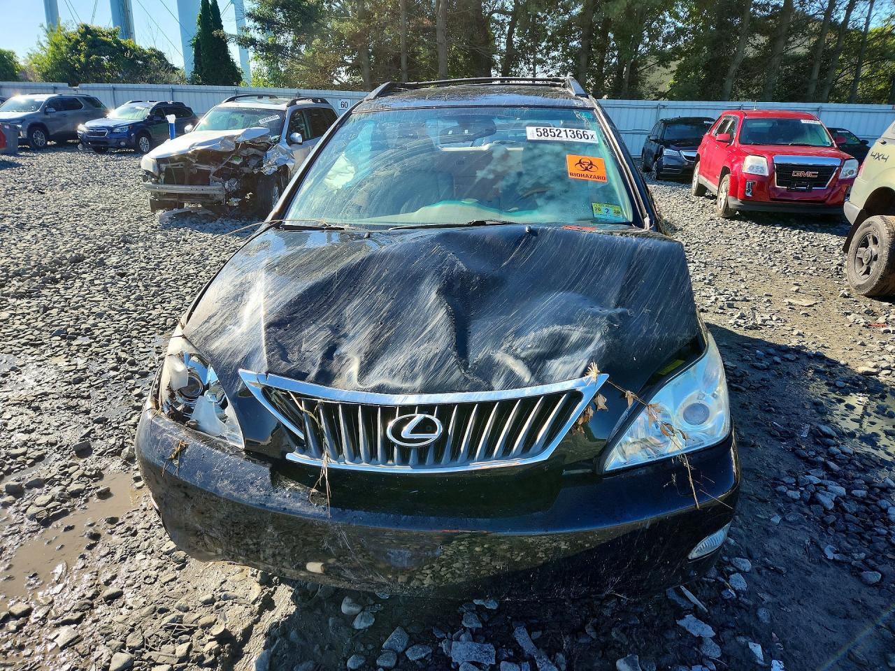 2009 Lexus Rx 350 Base Black vin: 2T2HK31U49C128286