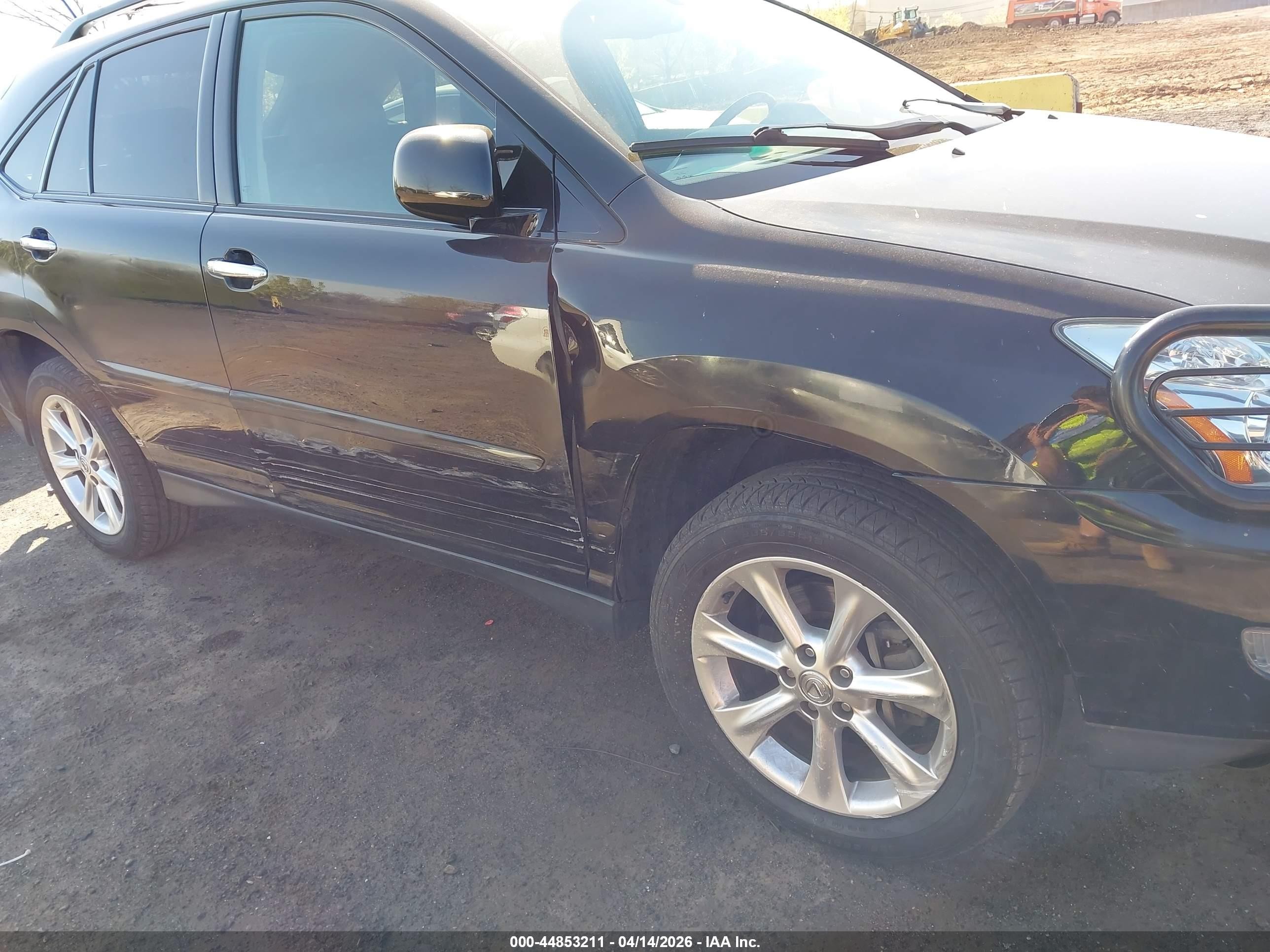 2009 Lexus Rx 350   Black vin: 2T2HK31U49C131544