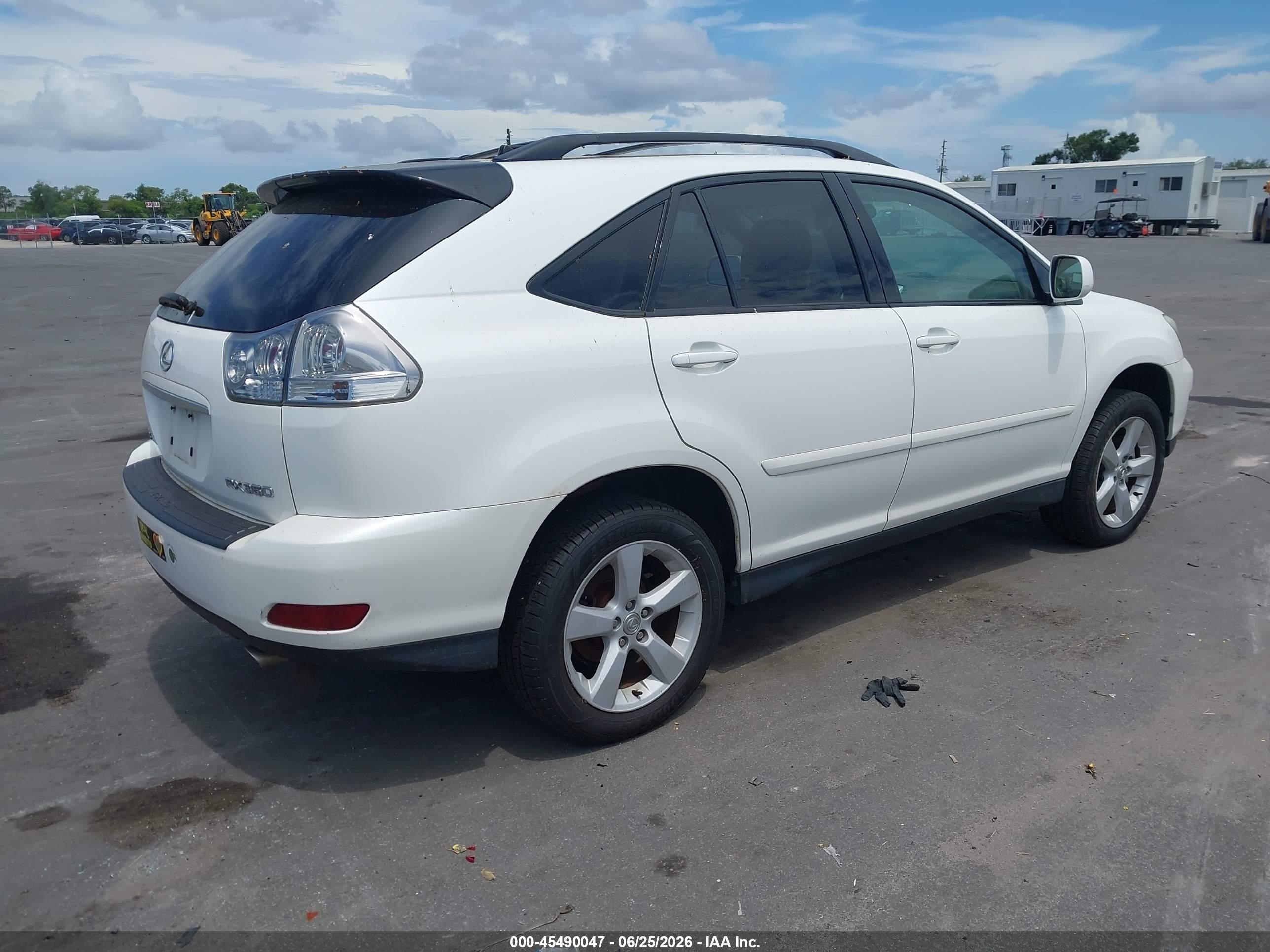 2007 Lexus Rx 350   White vin: 2T2HK31U57C015038
