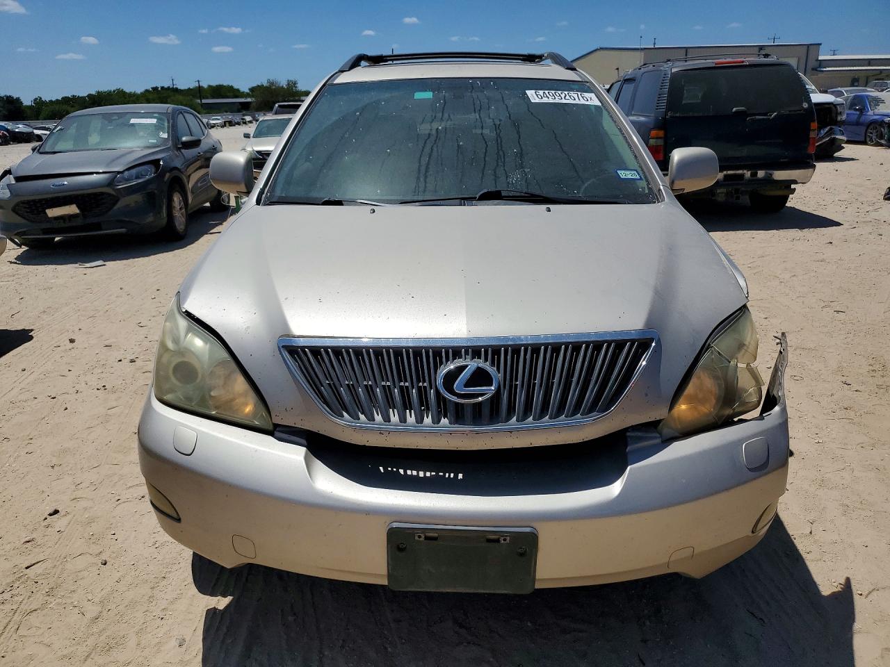 2007 Lexus Rx 350 Gold vin: 2T2HK31U57C015668