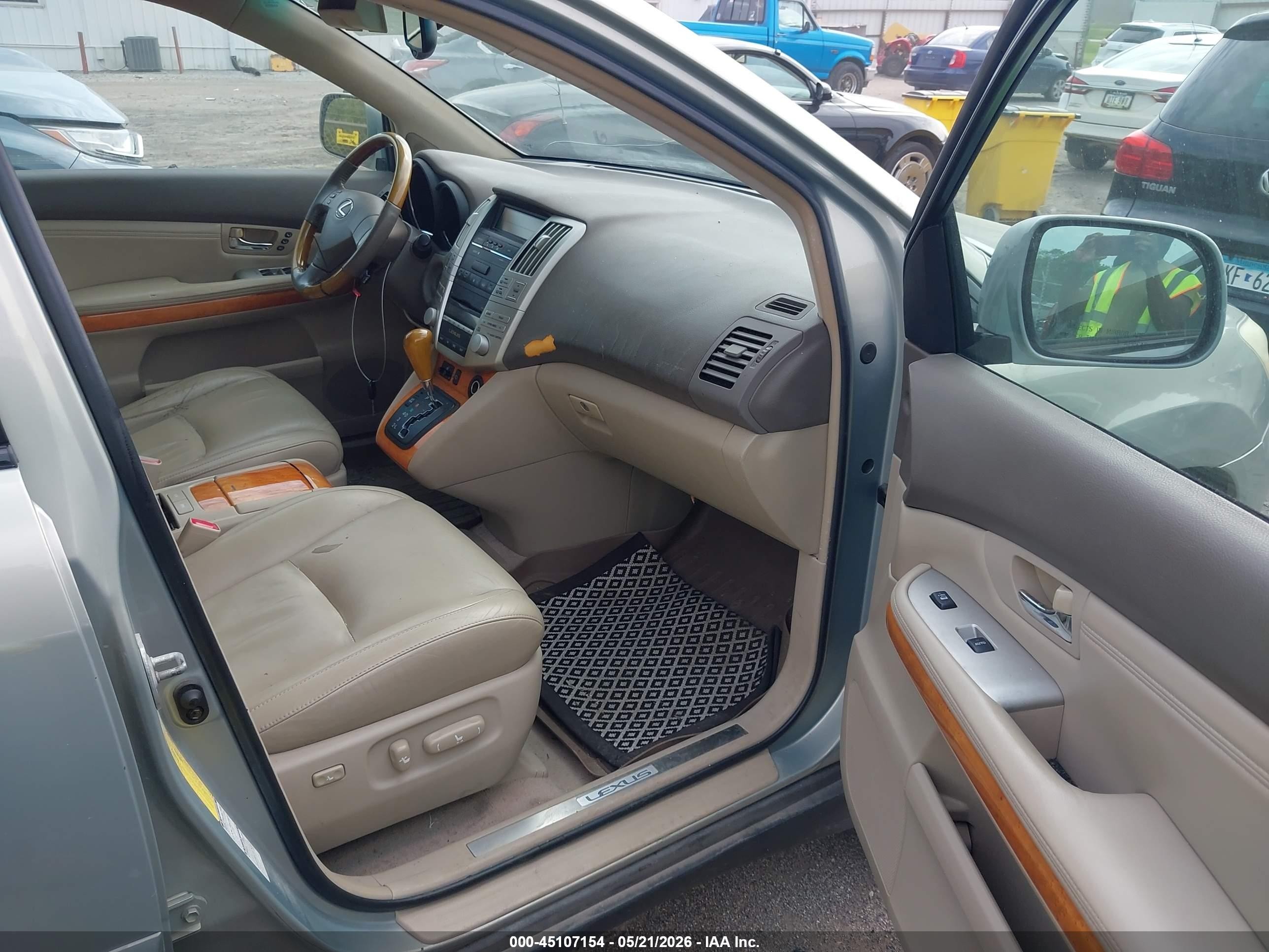 2007 Lexus Rx 350 Green vin: 2T2HK31U57C018165