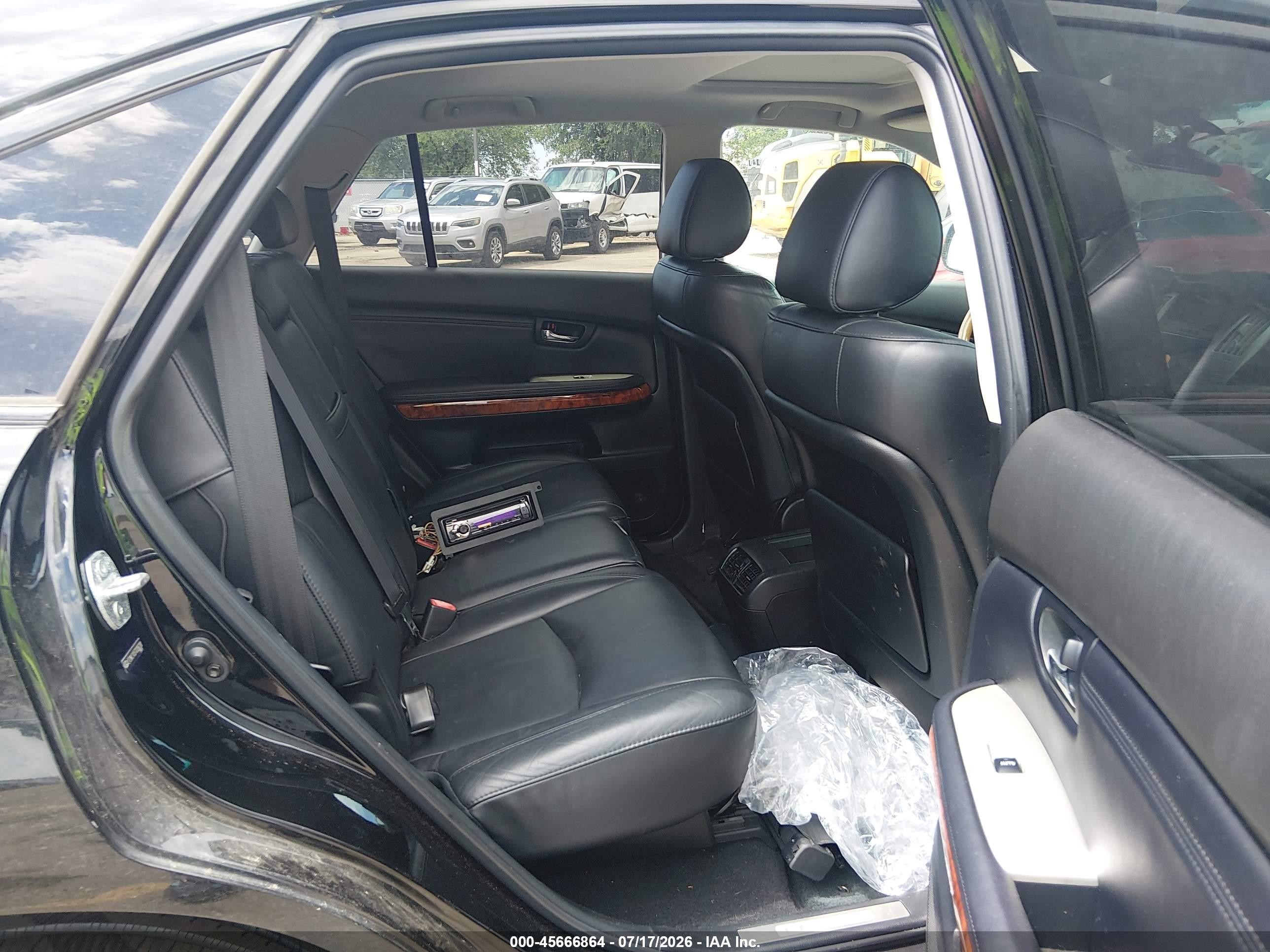 2007 Lexus Rx 350   Black vin: 2T2HK31U57C026220