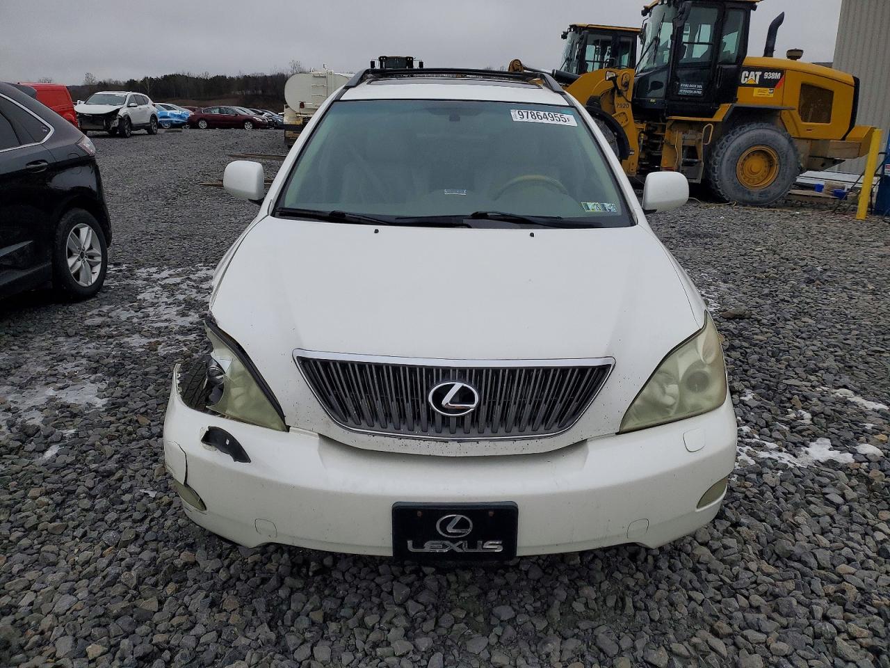 2007 Lexus Rx 350 White vin: 2T2HK31U57C028422