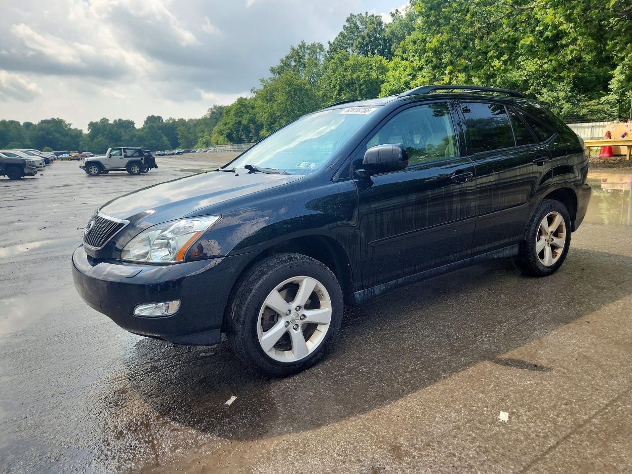 2007 Lexus Rx 350 Black vin: 2T2HK31U57C037475