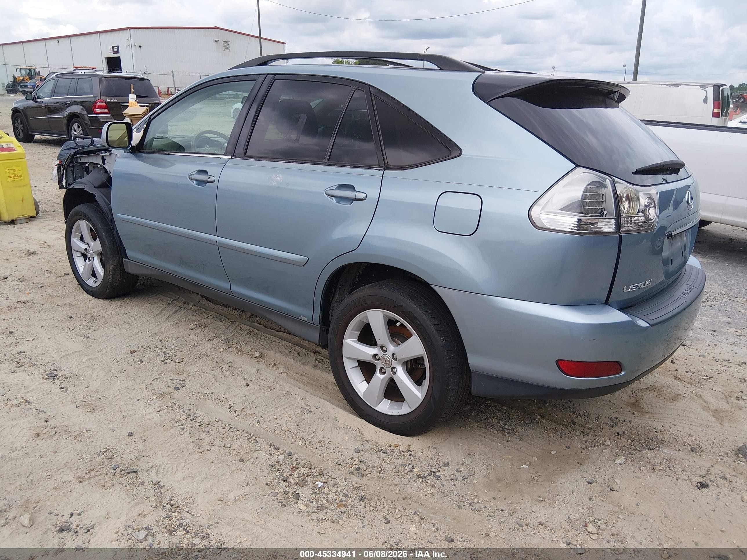 2007 Lexus Rx 350   Blue vin: 2T2HK31U57C042093