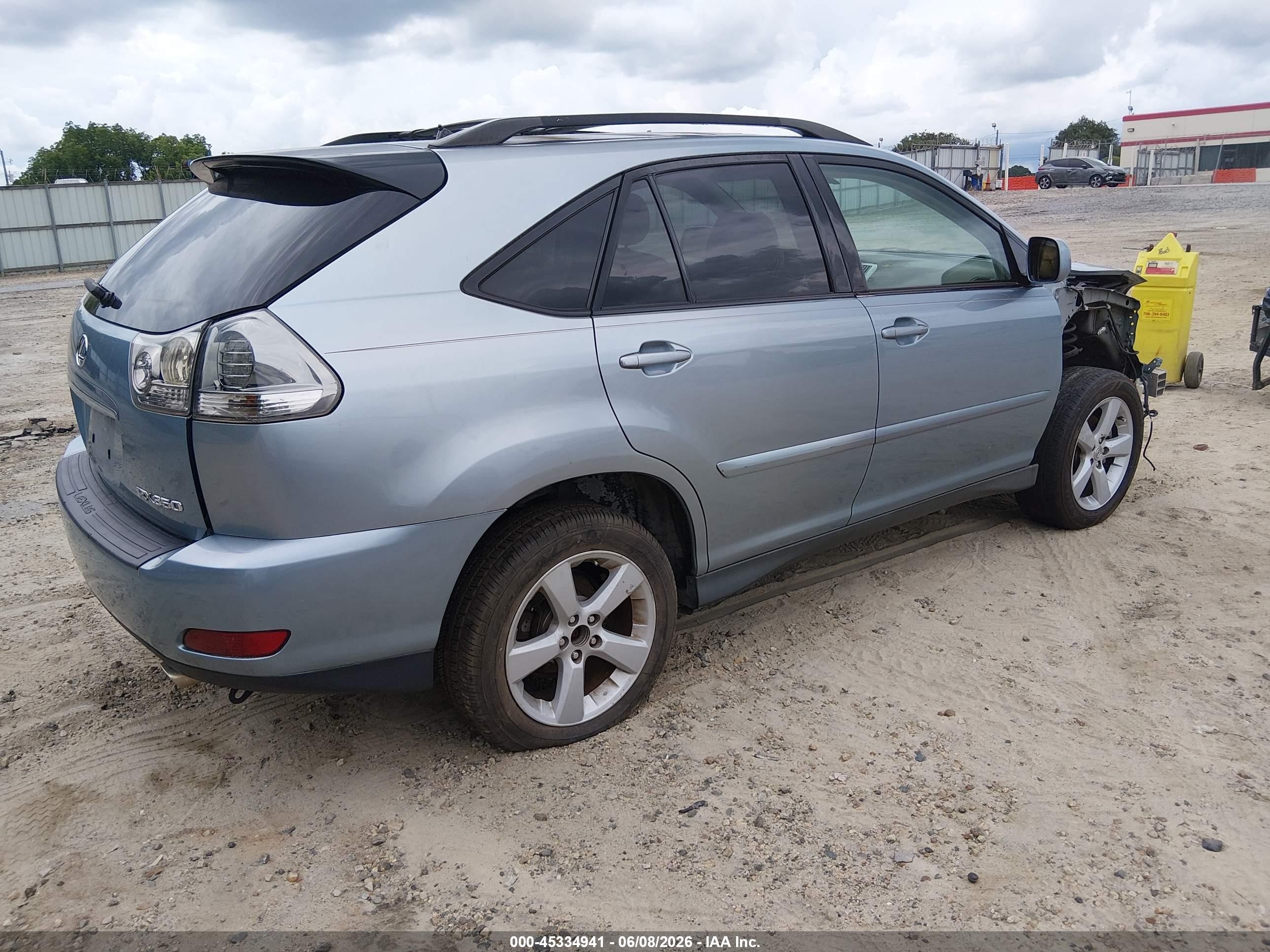 2007 Lexus Rx 350   Blue vin: 2T2HK31U57C042093