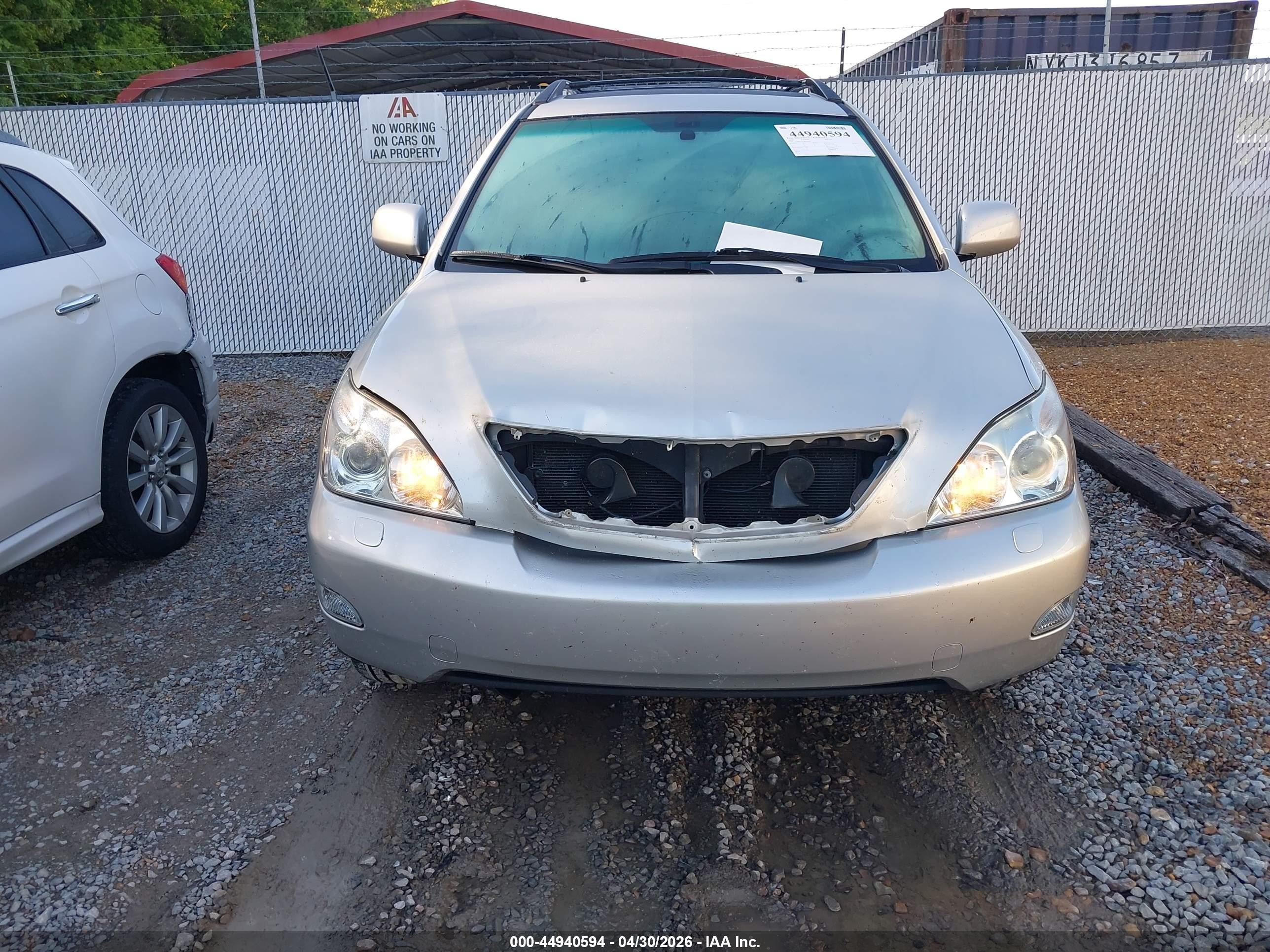 2008 Lexus Rx 350   Silver vin: 2T2HK31U58C064421