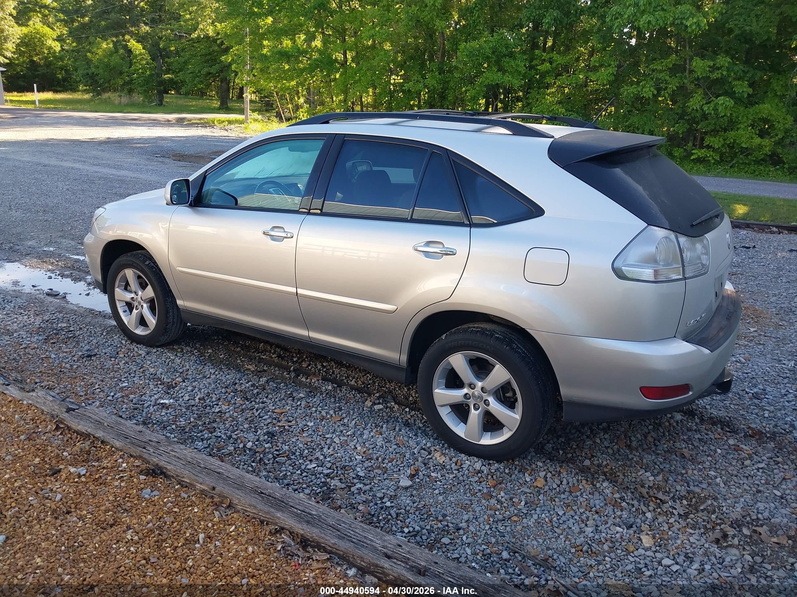 2008 Lexus Rx 350   Silver vin: 2T2HK31U58C064421