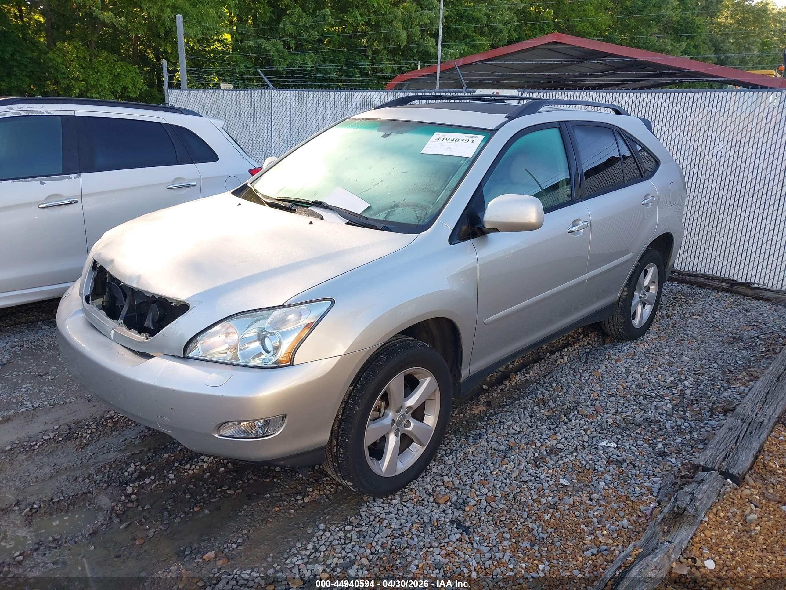 2008 Lexus Rx 350   Silver vin: 2T2HK31U58C064421