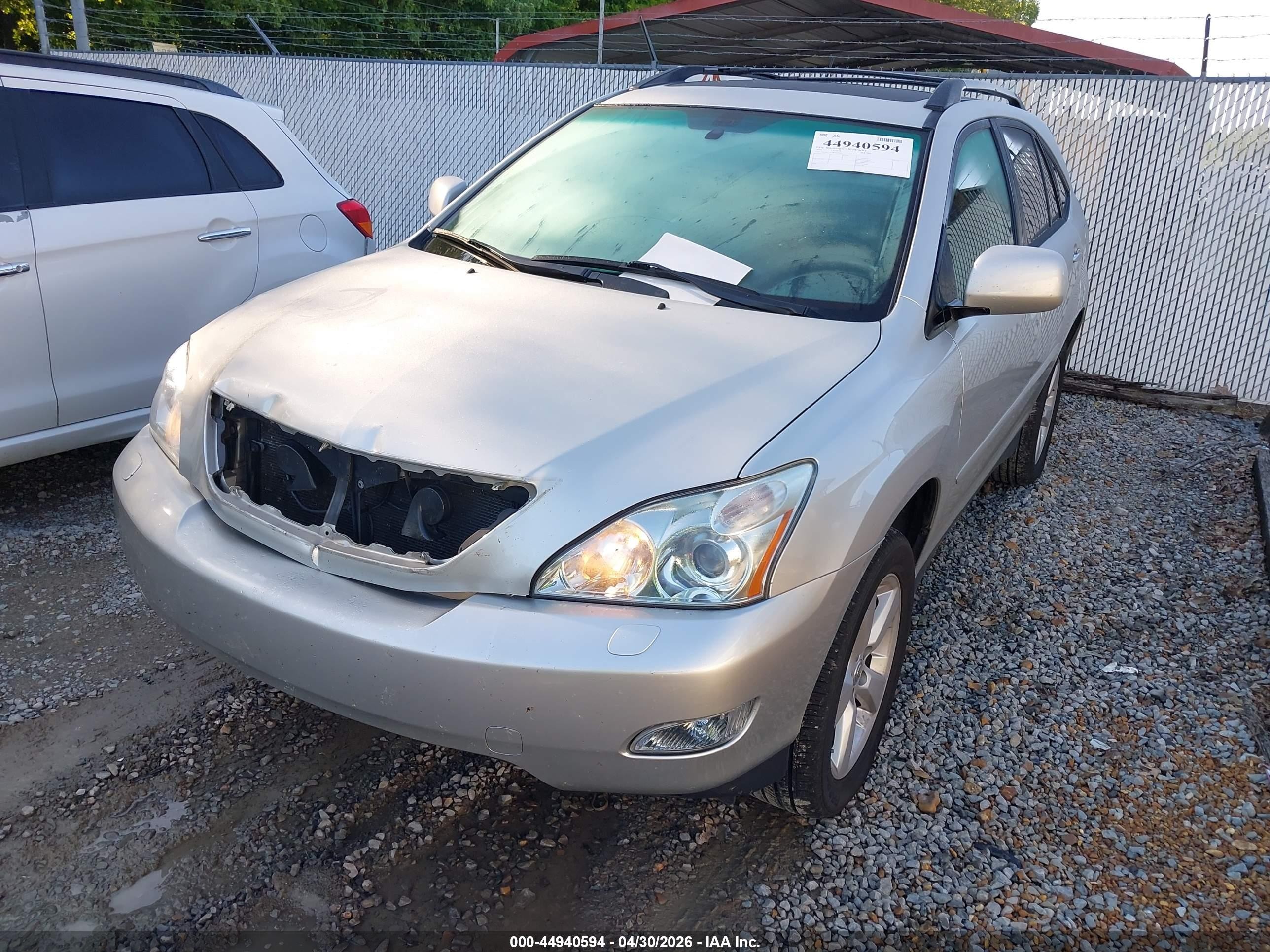 2008 Lexus Rx 350   Silver vin: 2T2HK31U58C064421