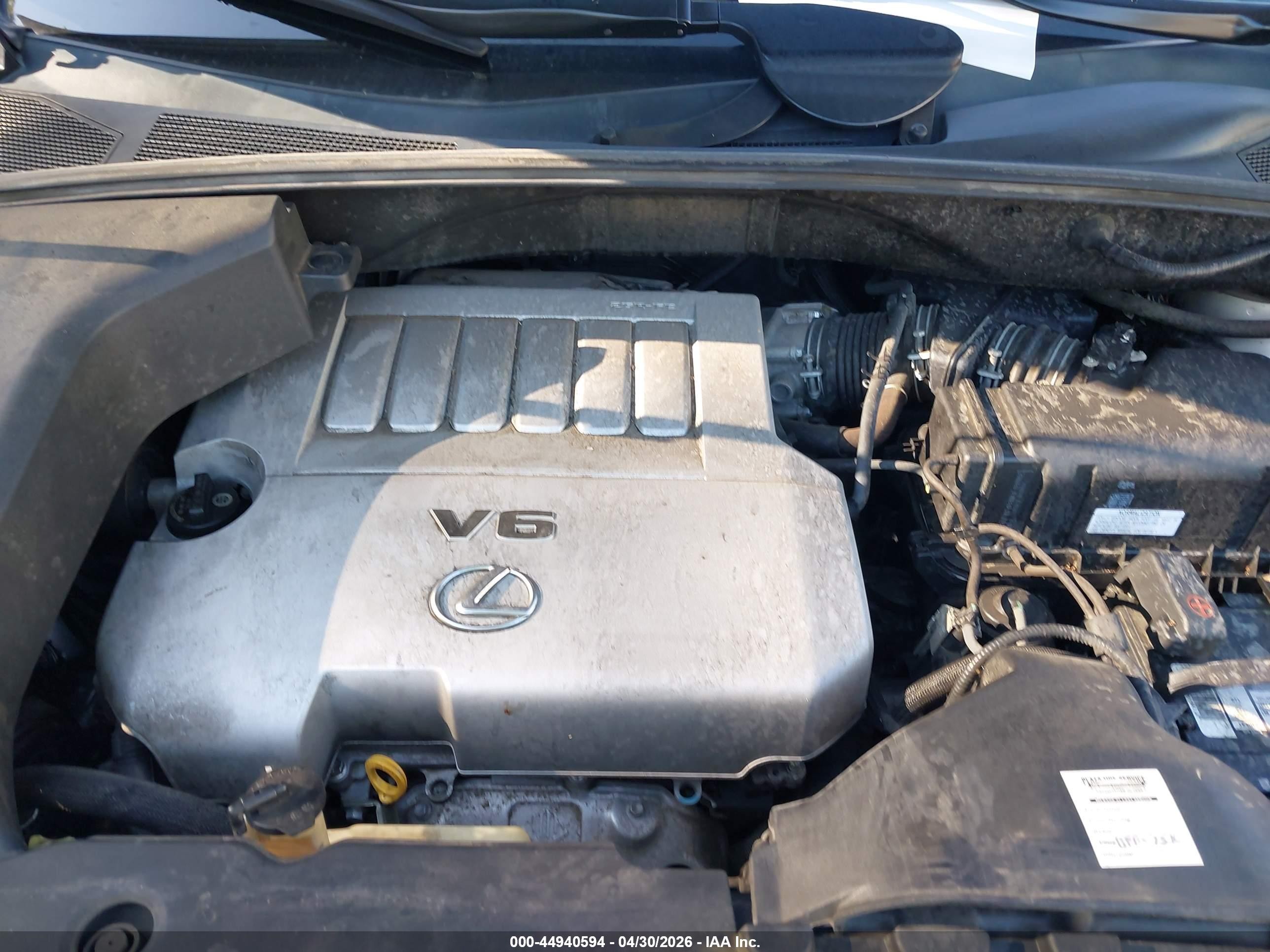 2008 Lexus Rx 350   Silver vin: 2T2HK31U58C064421