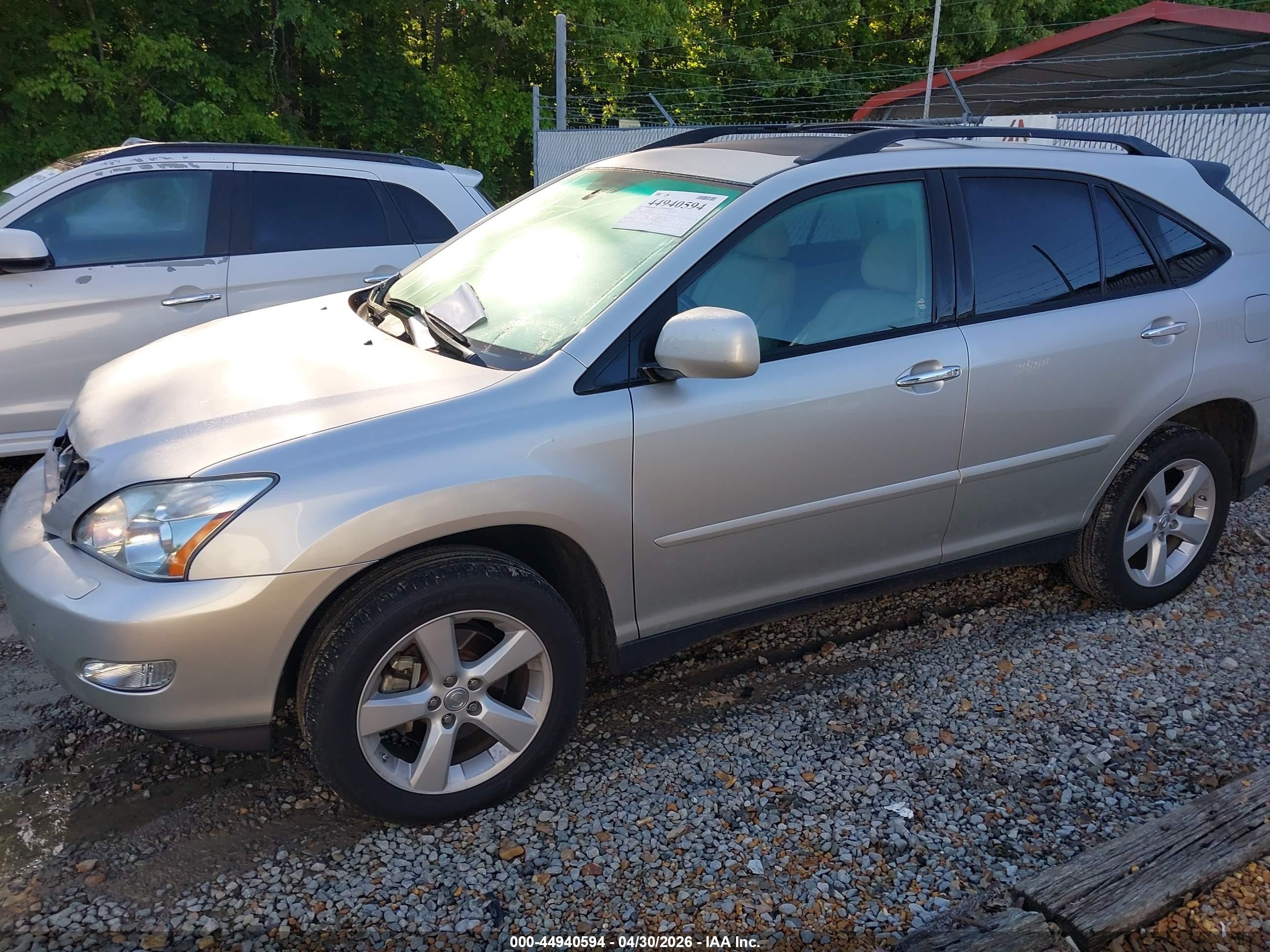 2008 Lexus Rx 350   Silver vin: 2T2HK31U58C064421