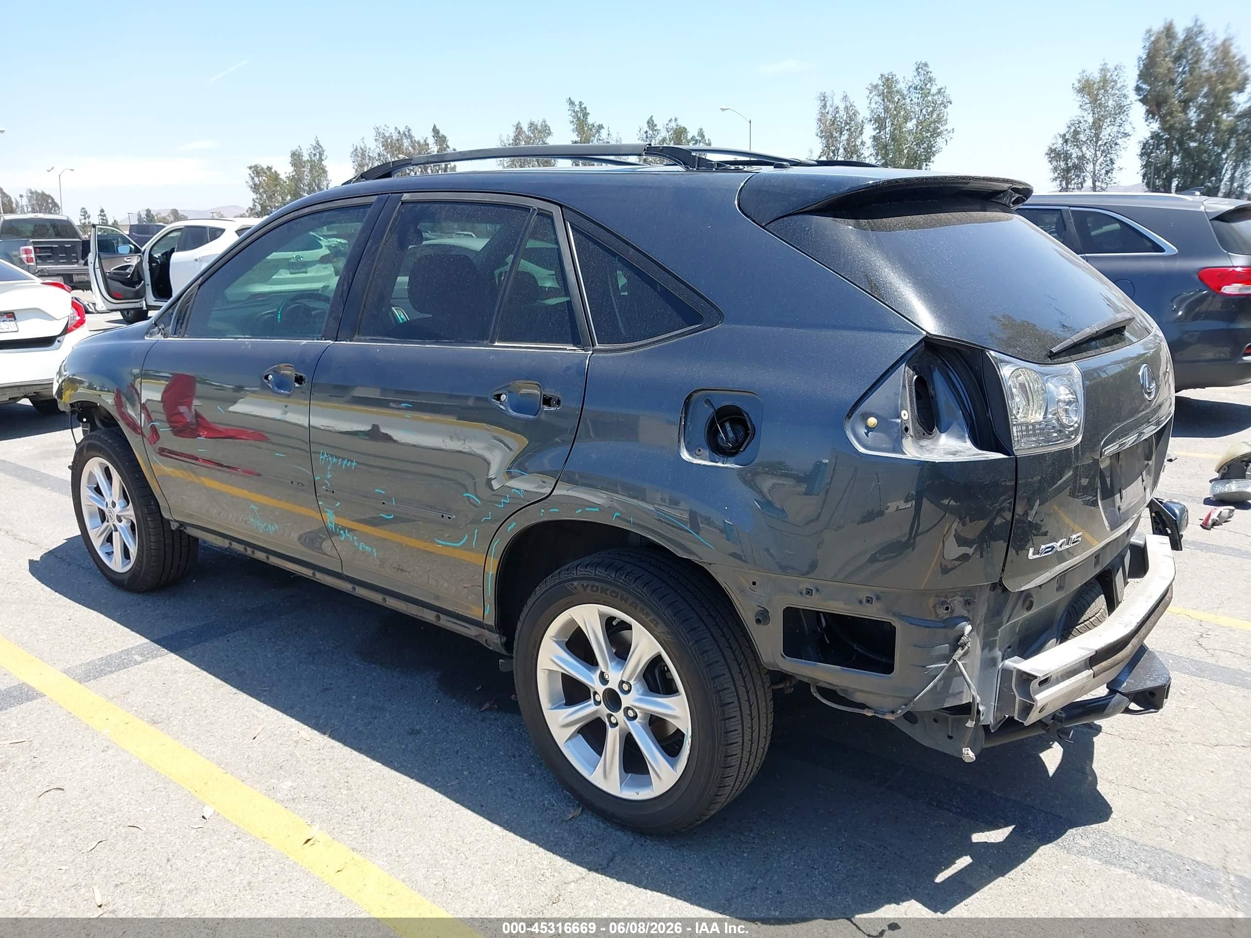 2008 Lexus Rx 350 Gray vin: 2T2HK31U58C066170