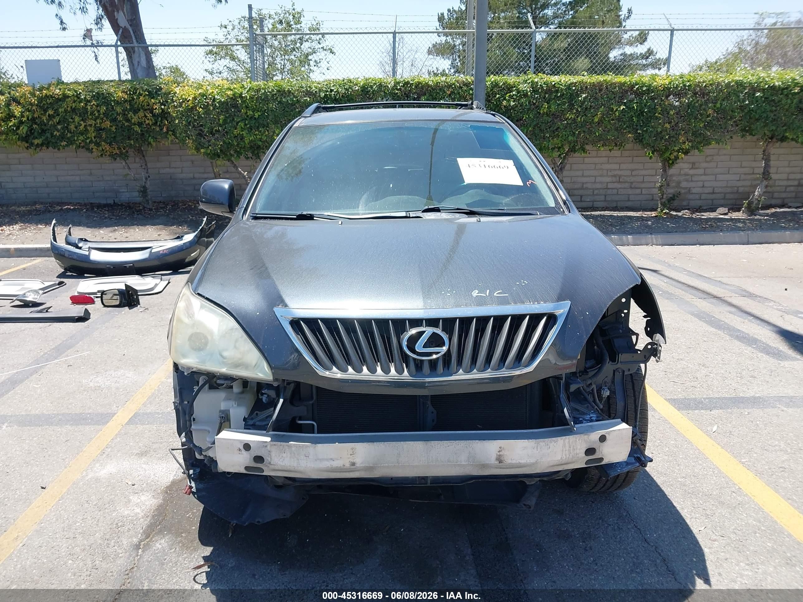 2008 Lexus Rx 350 Gray vin: 2T2HK31U58C066170