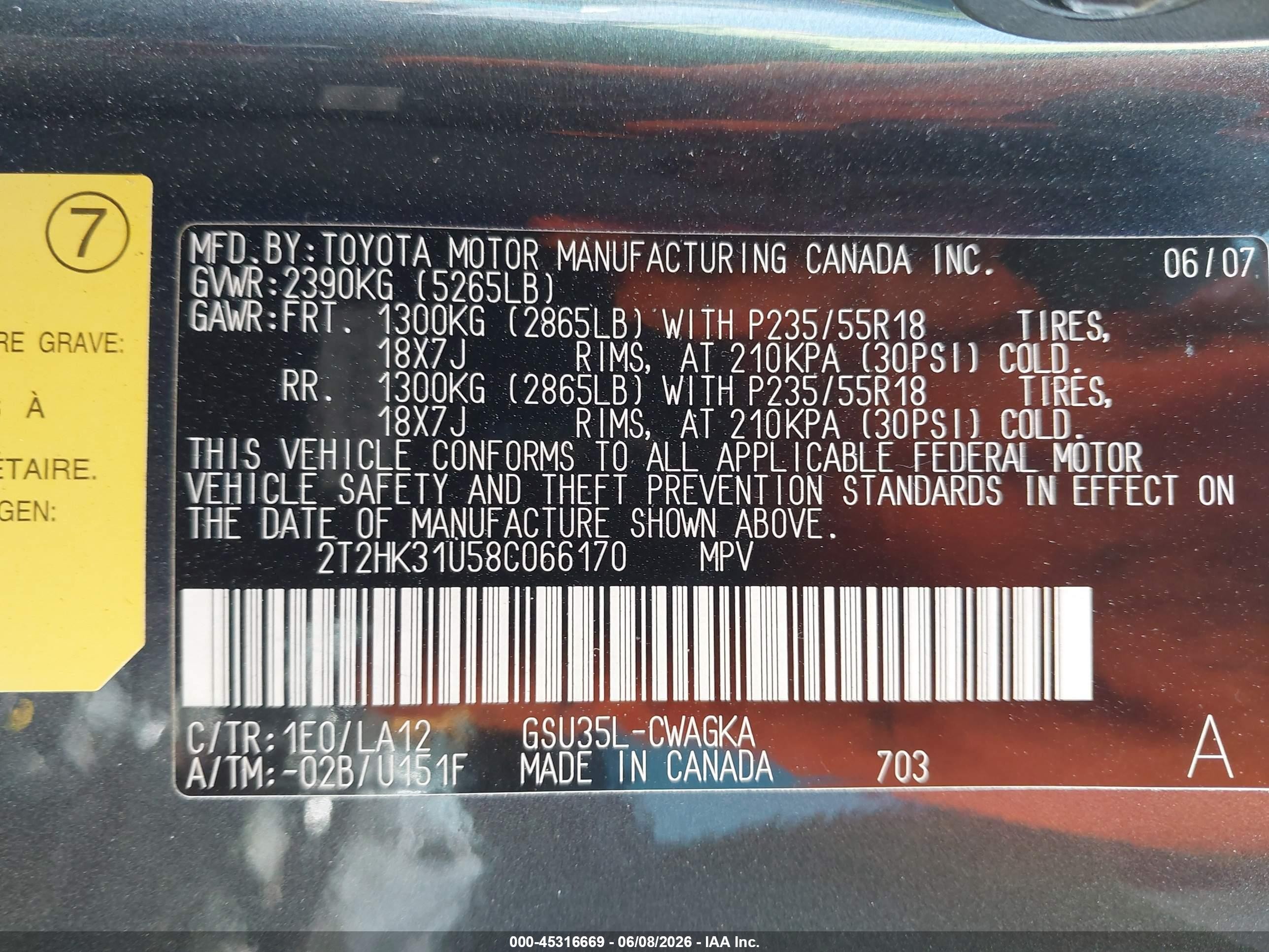 2008 Lexus Rx 350 Gray vin: 2T2HK31U58C066170