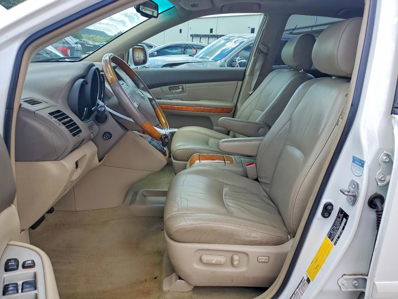 2008 Lexus Rx 350 White vin: 2T2HK31U58C069778