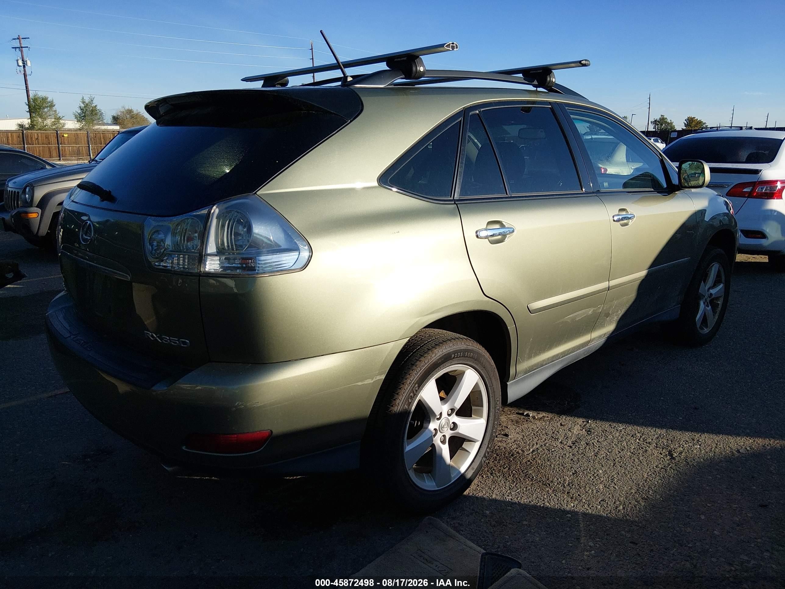 2008 Lexus Rx 350   Green vin: 2T2HK31U58C069988