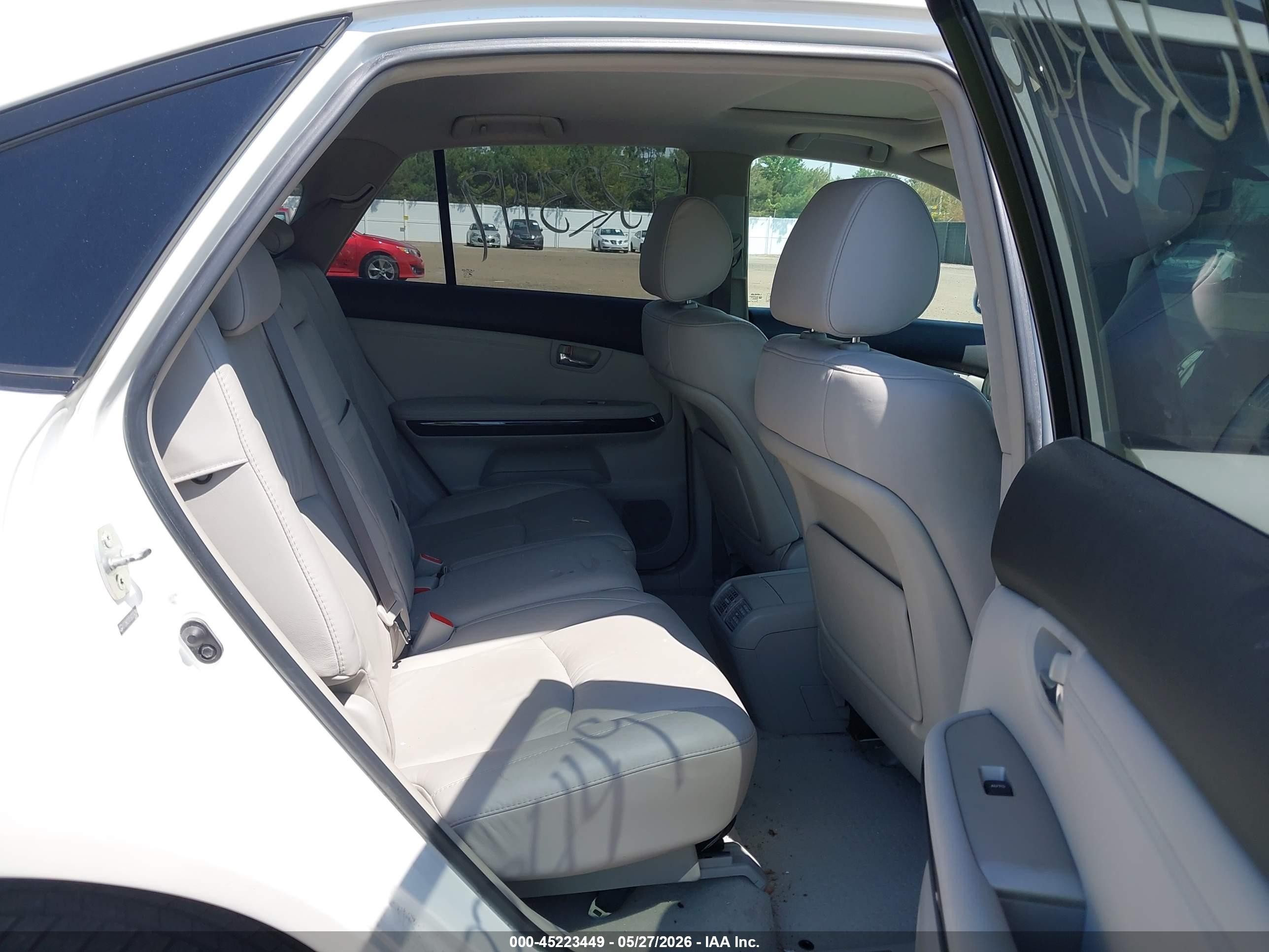 2008 Lexus Rx 350   White vin: 2T2HK31U58C074284