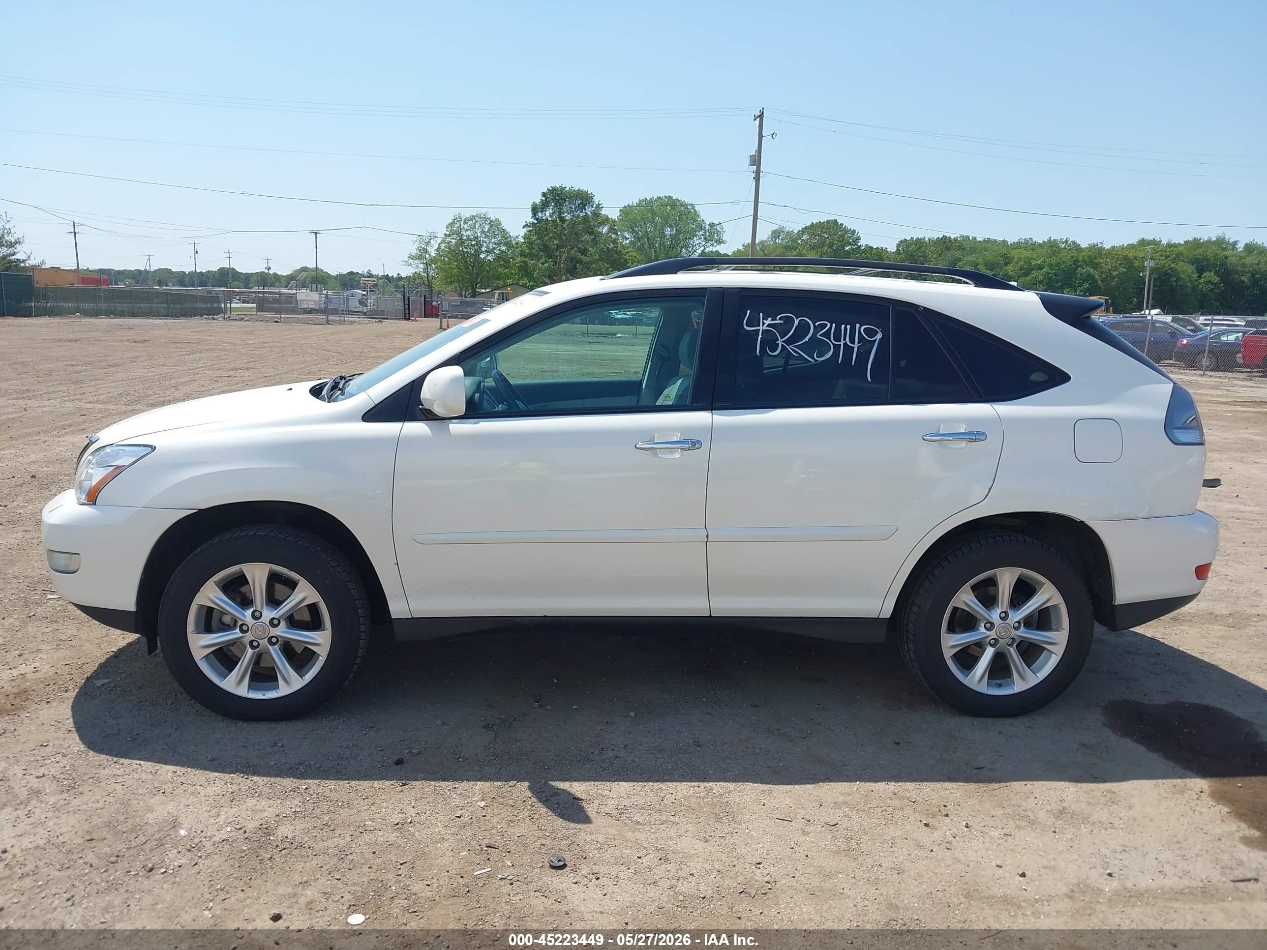 2008 Lexus Rx 350   White vin: 2T2HK31U58C074284