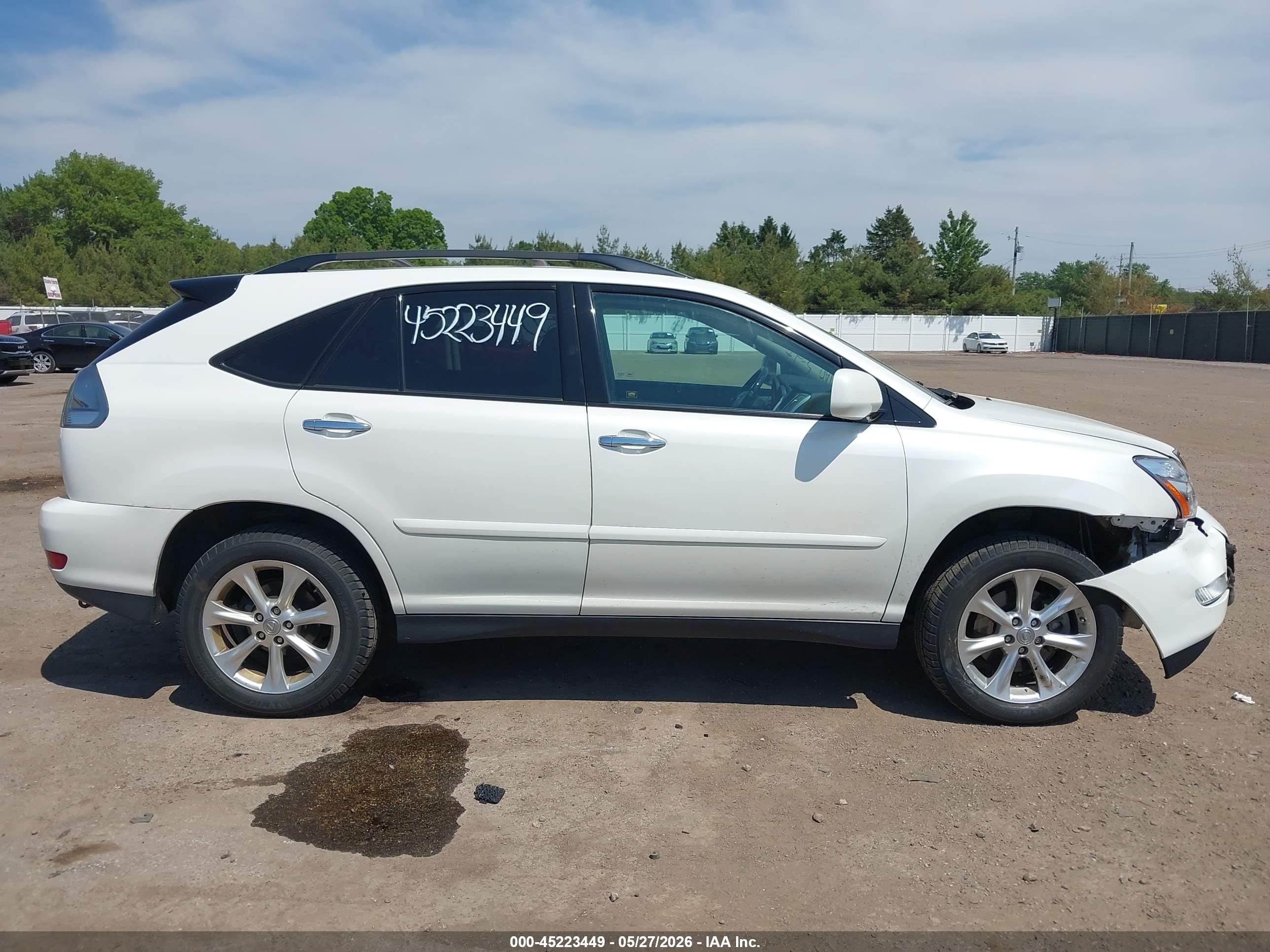 2008 Lexus Rx 350   White vin: 2T2HK31U58C074284