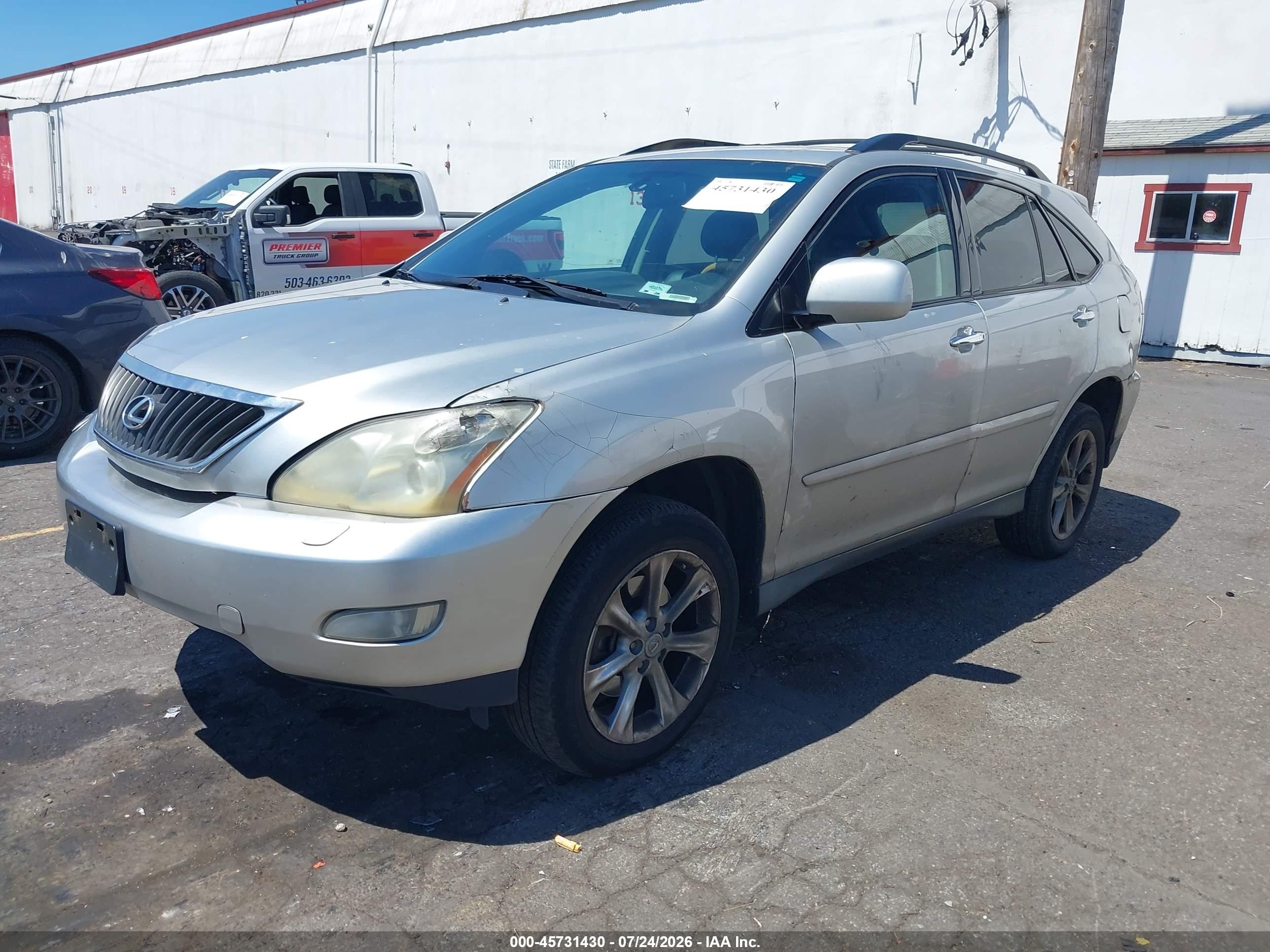 2008 Lexus Rx 350   Silver vin: 2T2HK31U58C077489