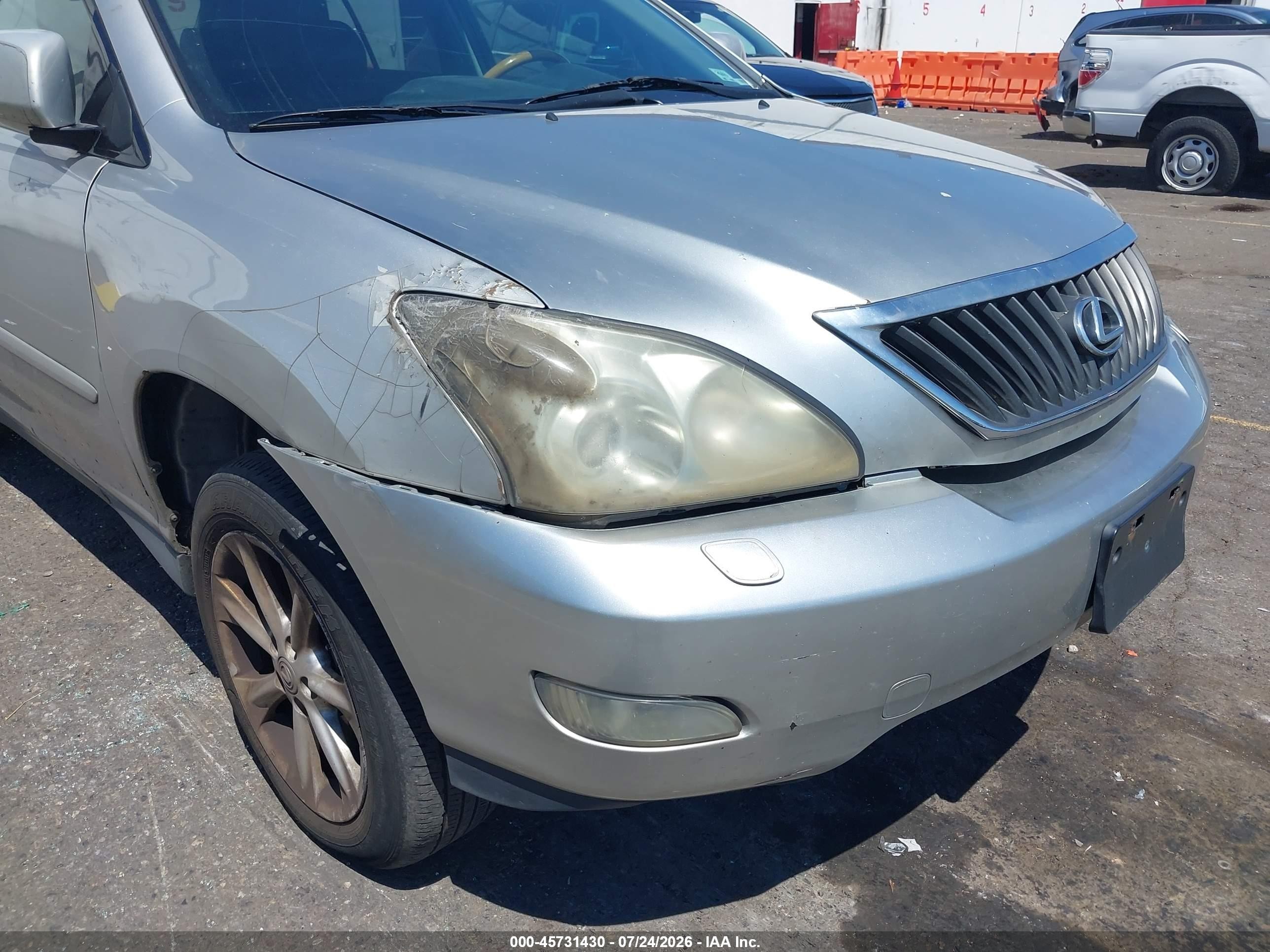 2008 Lexus Rx 350   Silver vin: 2T2HK31U58C077489