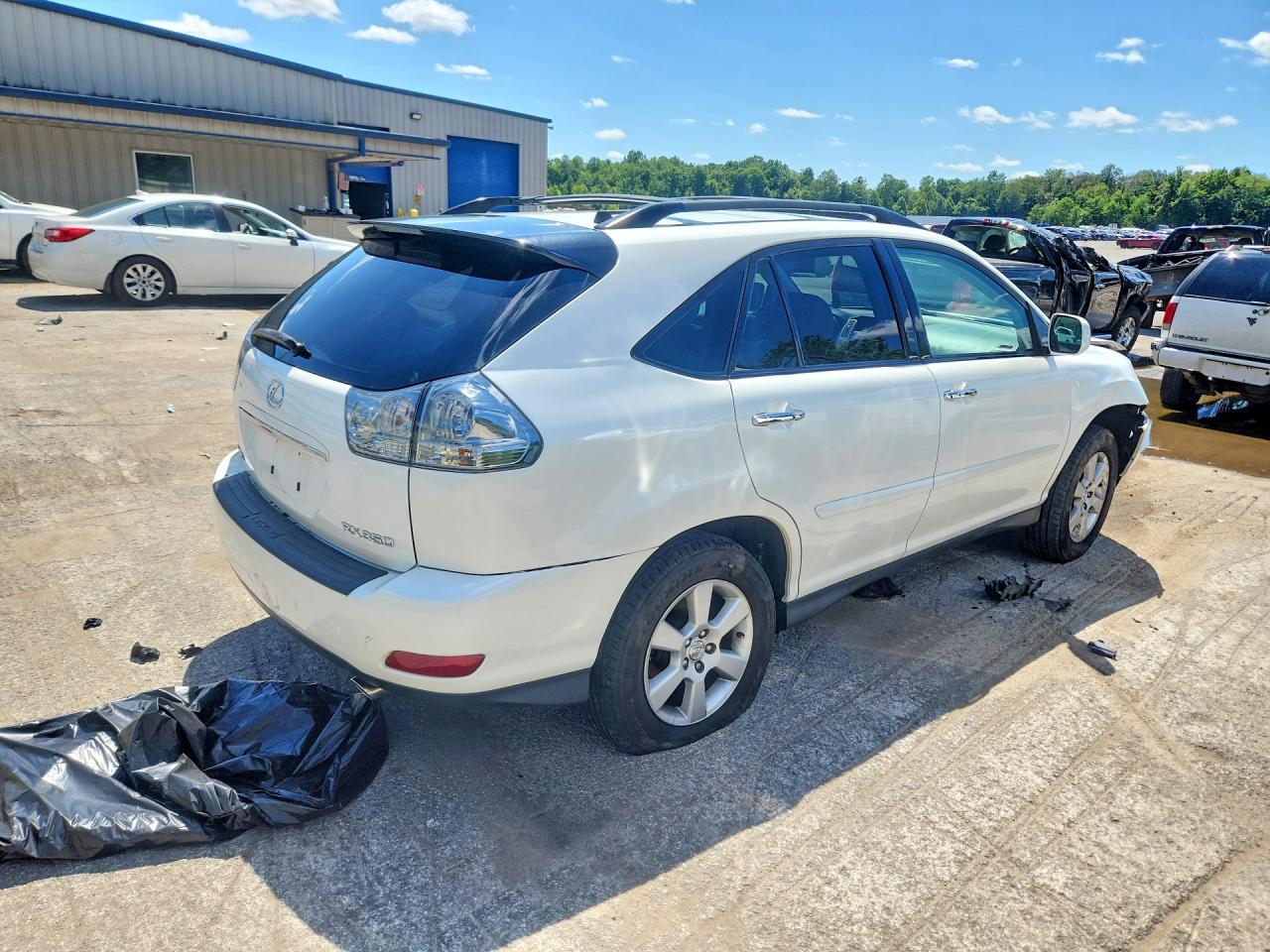 2008 Lexus Rx 350 White vin: 2T2HK31U58C082059