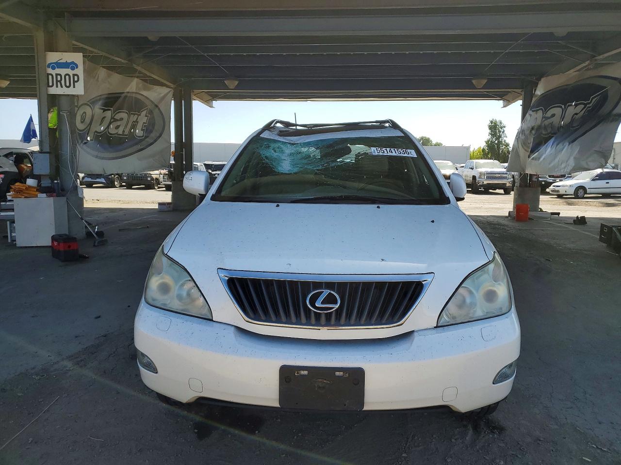 2009 Lexus Rx 350 White vin: 2T2HK31U59C101002
