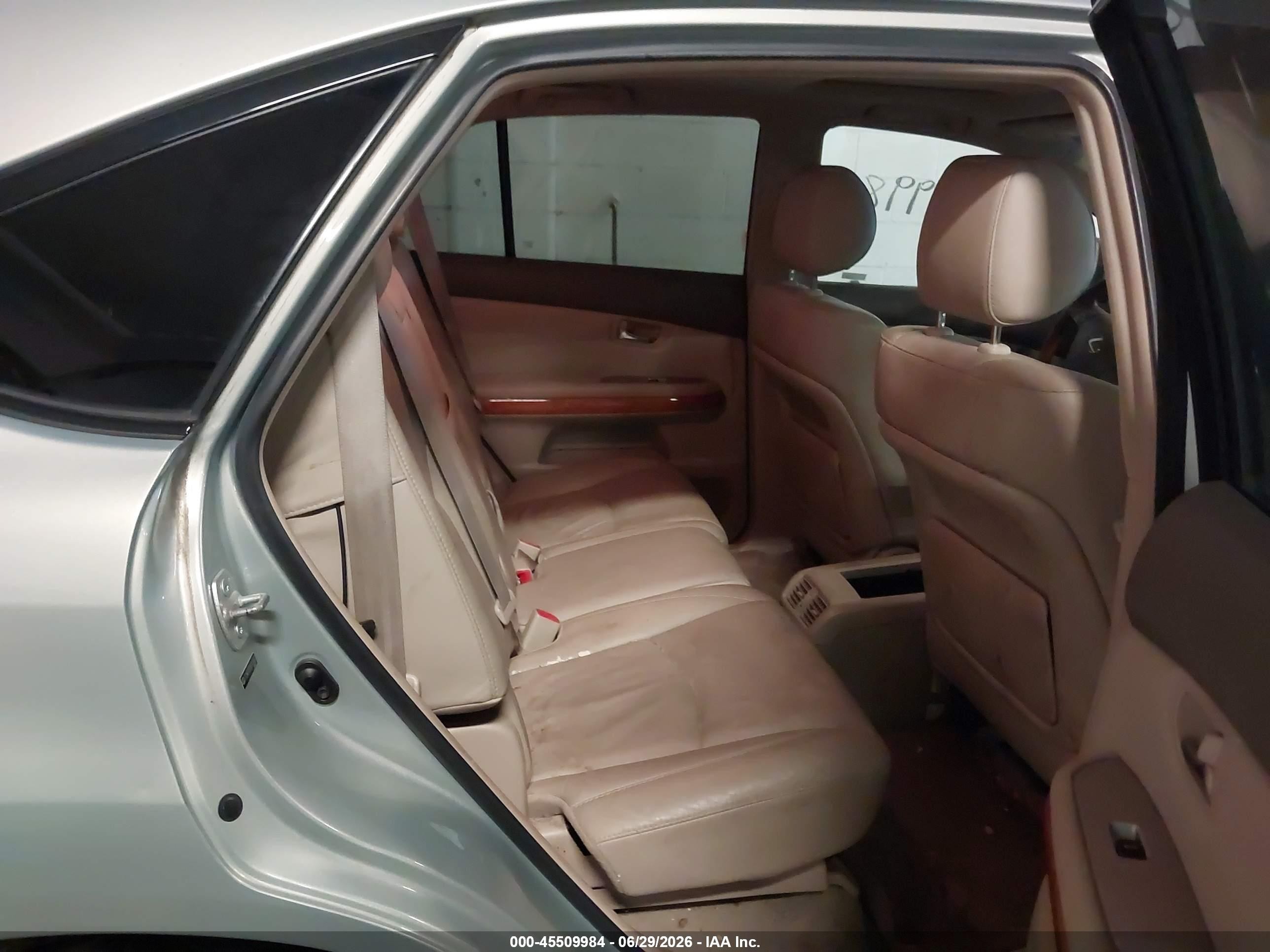 2009 Lexus Rx 350   Teal vin: 2T2HK31U59C113487
