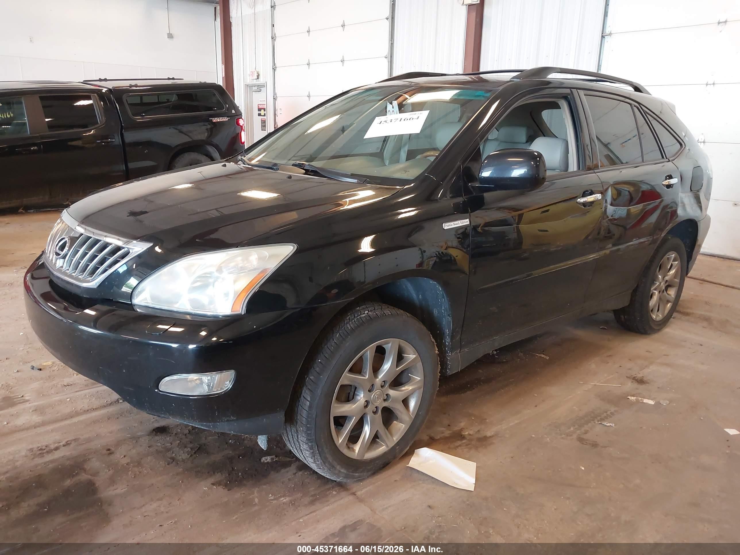 2009 Lexus Rx 350   Black vin: 2T2HK31U59C119595