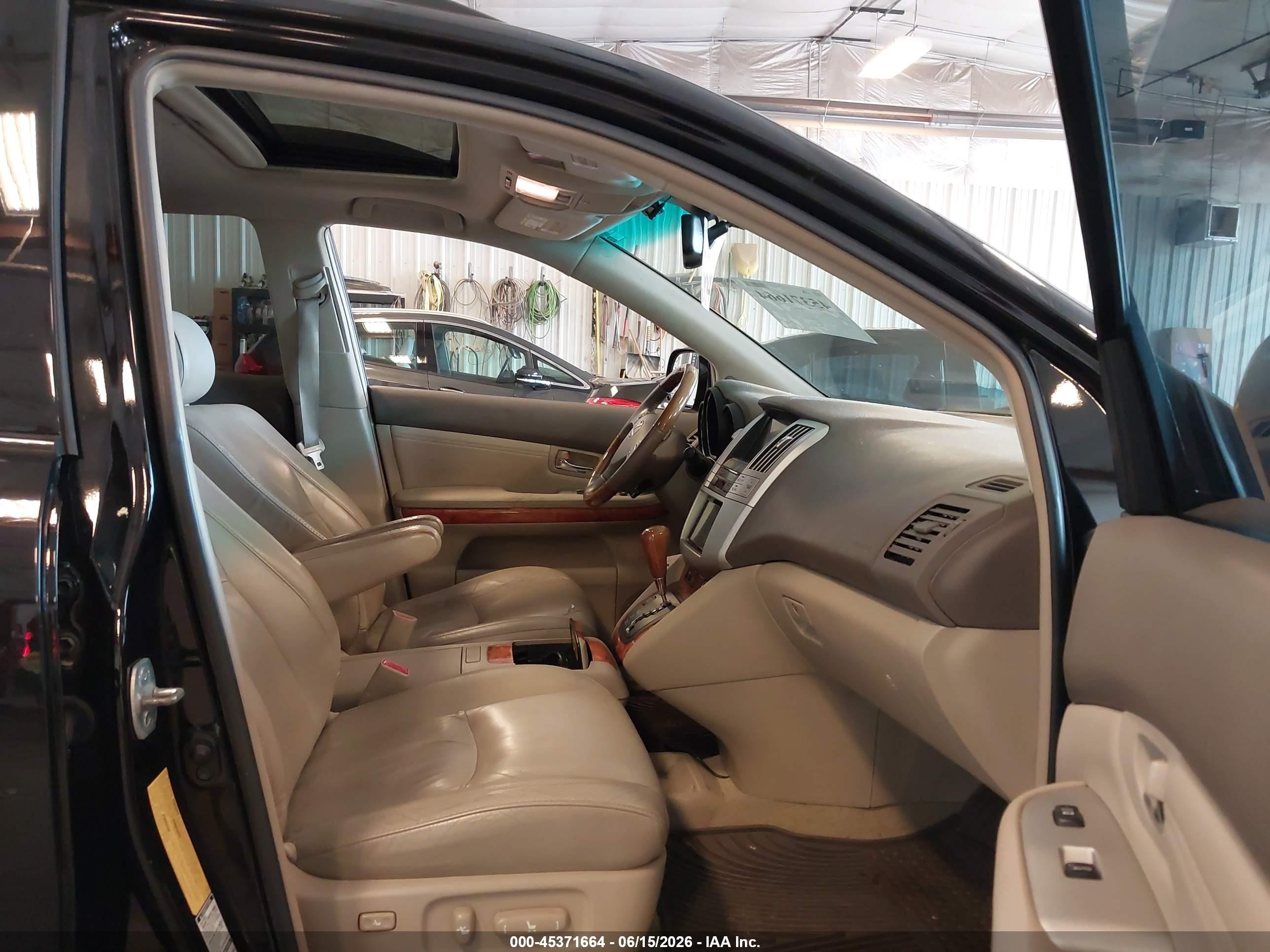 2009 Lexus Rx 350   Black vin: 2T2HK31U59C119595