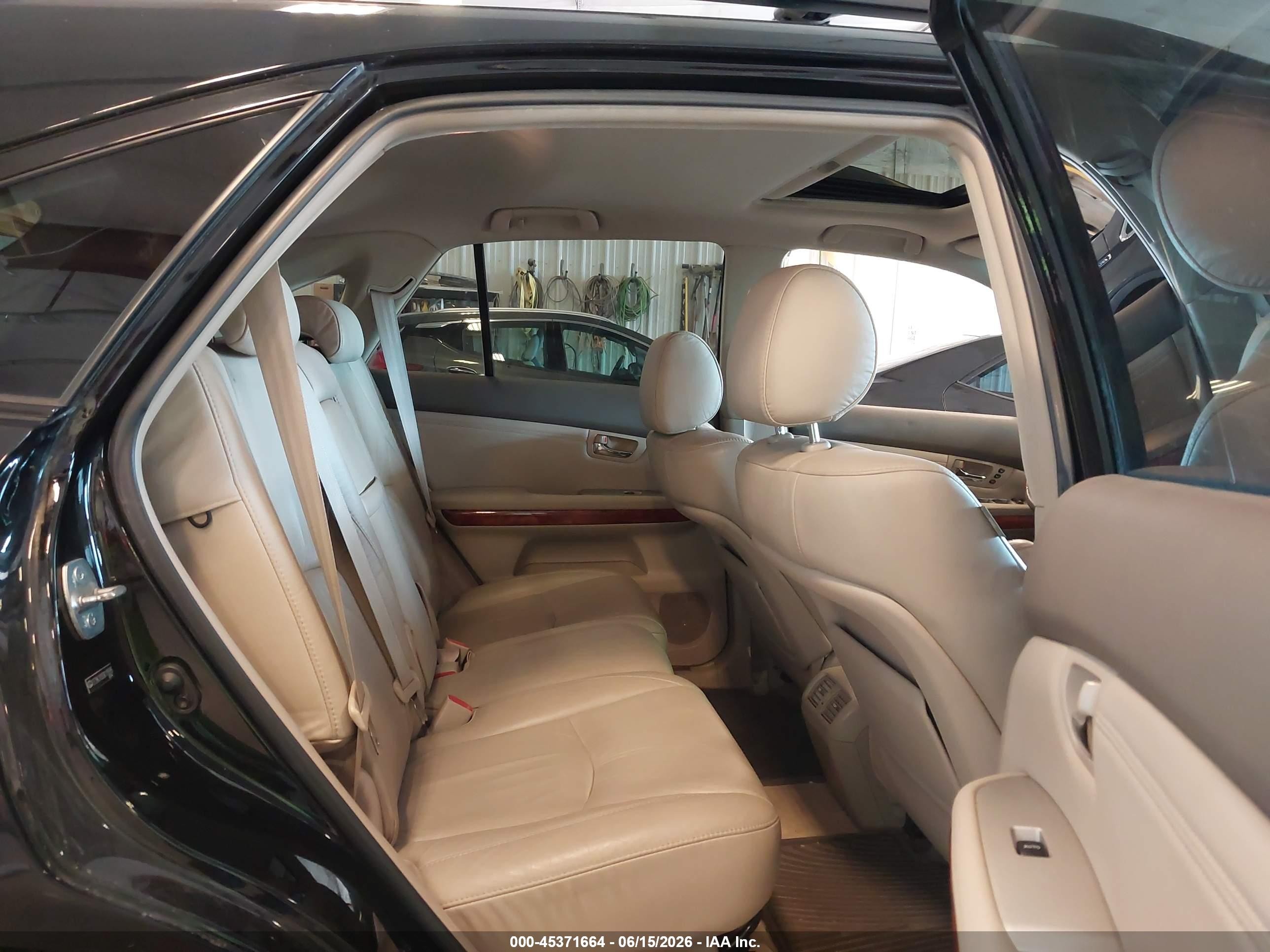 2009 Lexus Rx 350   Black vin: 2T2HK31U59C119595