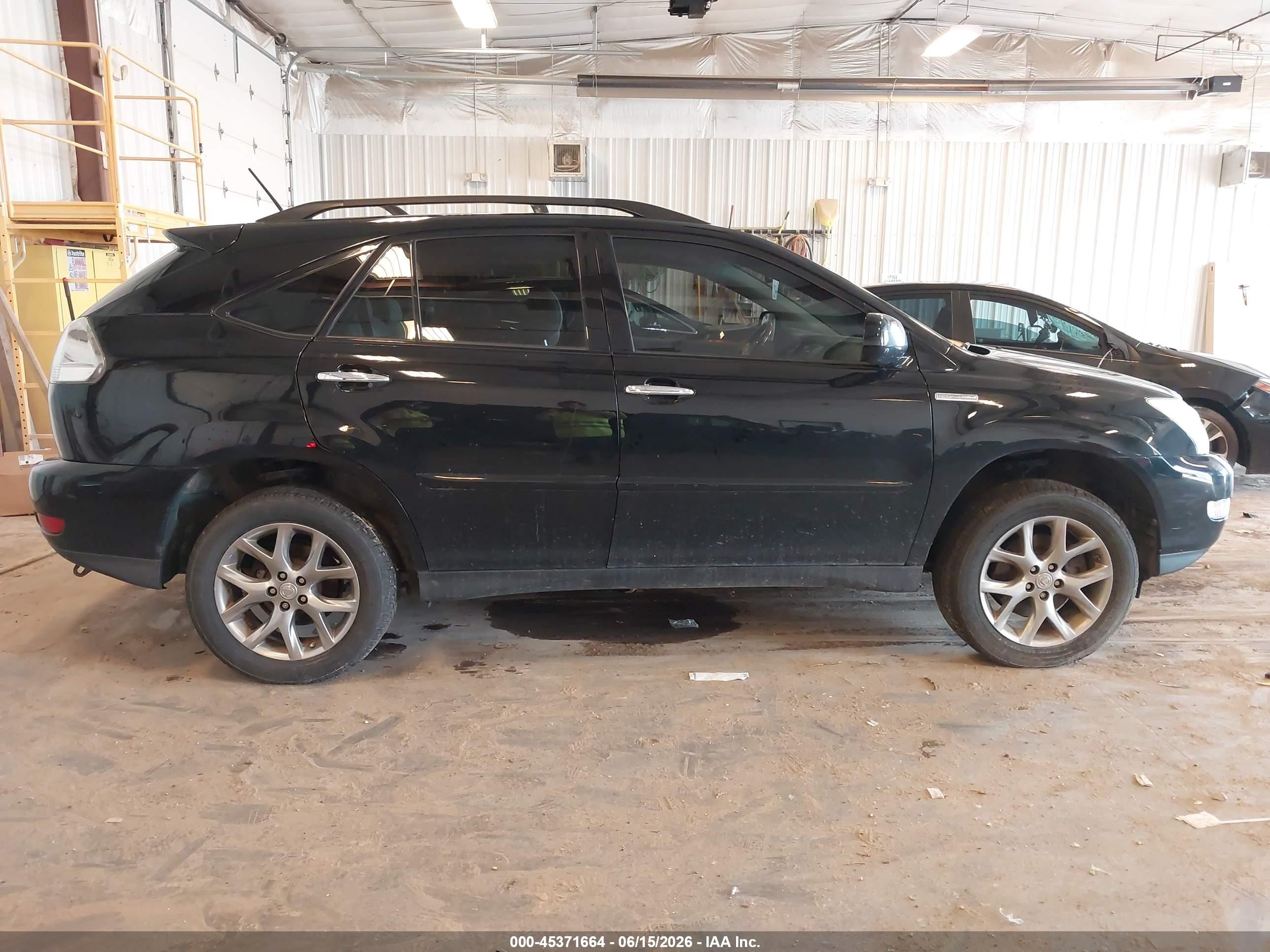 2009 Lexus Rx 350   Black vin: 2T2HK31U59C119595