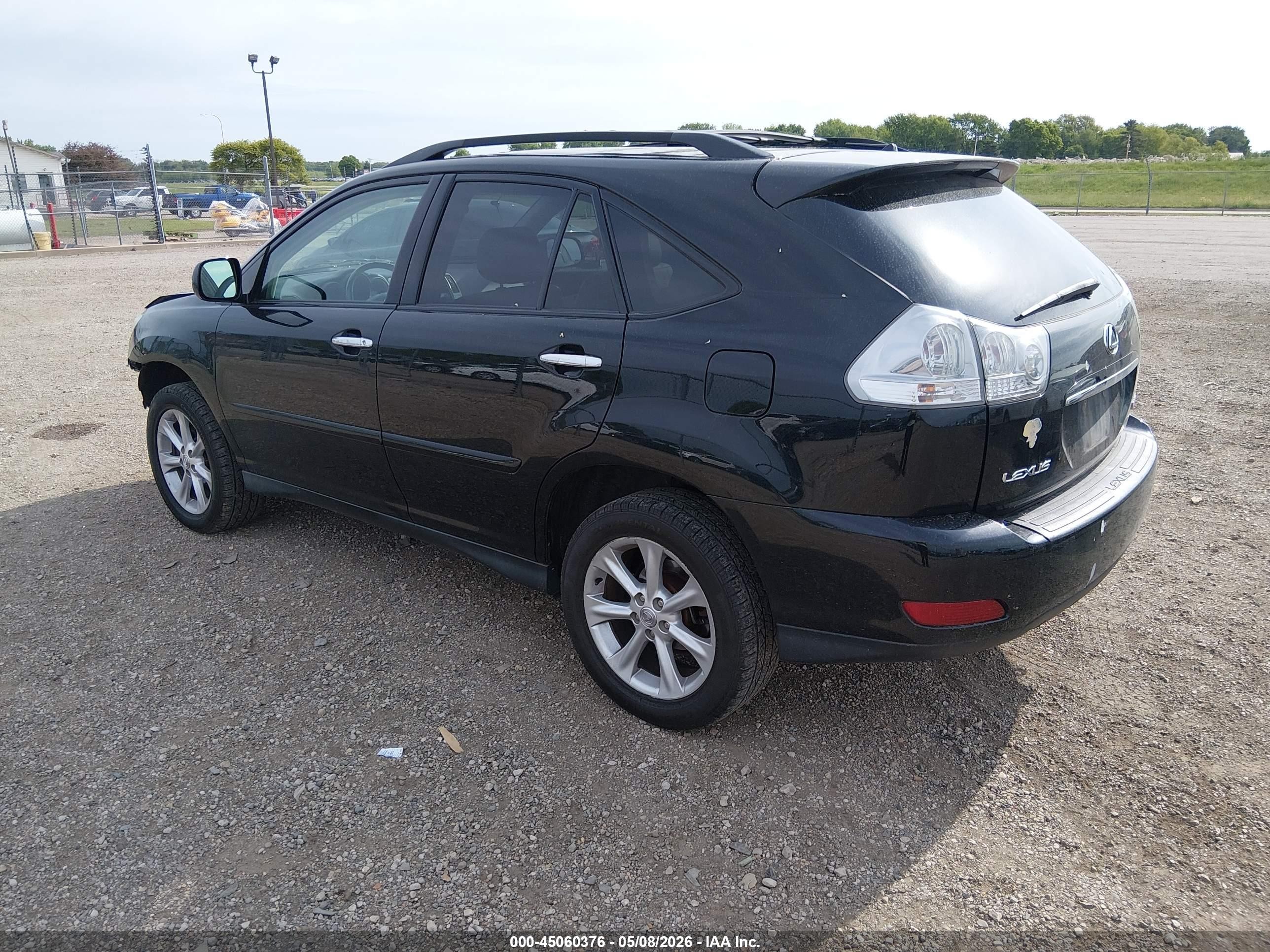 2009 Lexus Rx 350   Black vin: 2T2HK31U59C133898