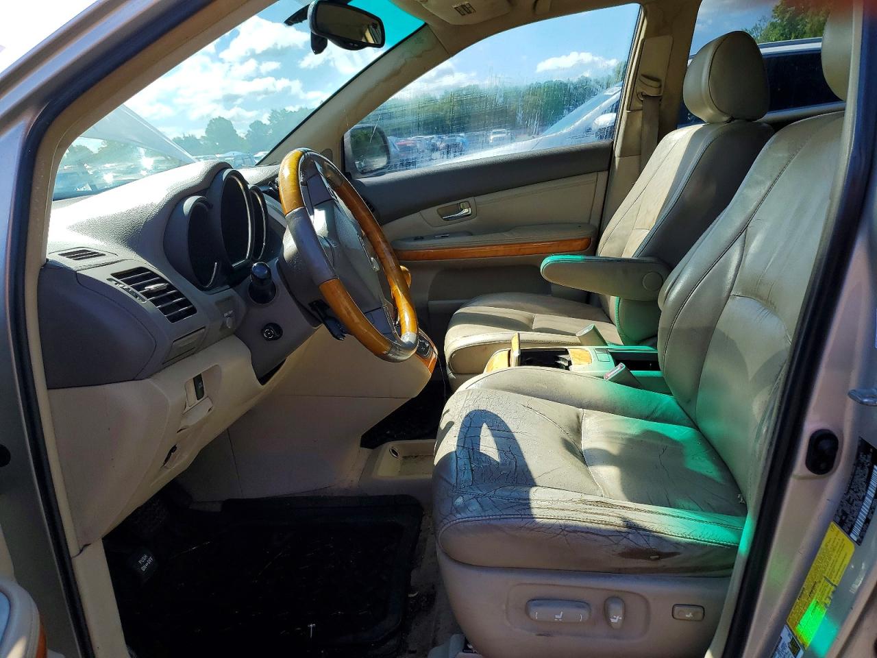 2007 Lexus Rx 350 Gold vin: 2T2HK31U67C003965