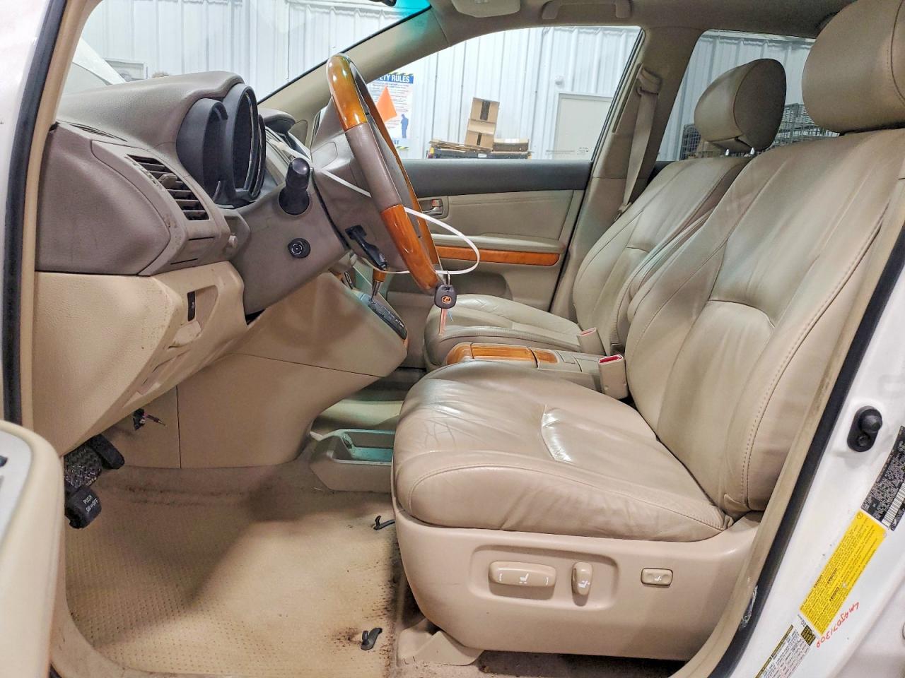 2007 Lexus Rx 350 Base White vin: 2T2HK31U67C006994