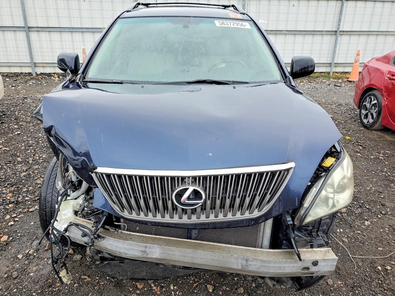 2007 Lexus Rx 350 Blue vin: 2T2HK31U67C012603