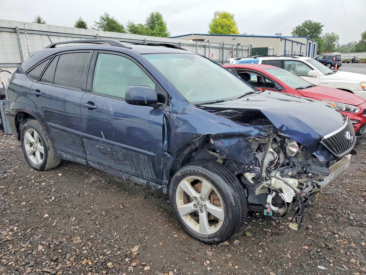 2007 Lexus Rx 350 Blue vin: 2T2HK31U67C012603