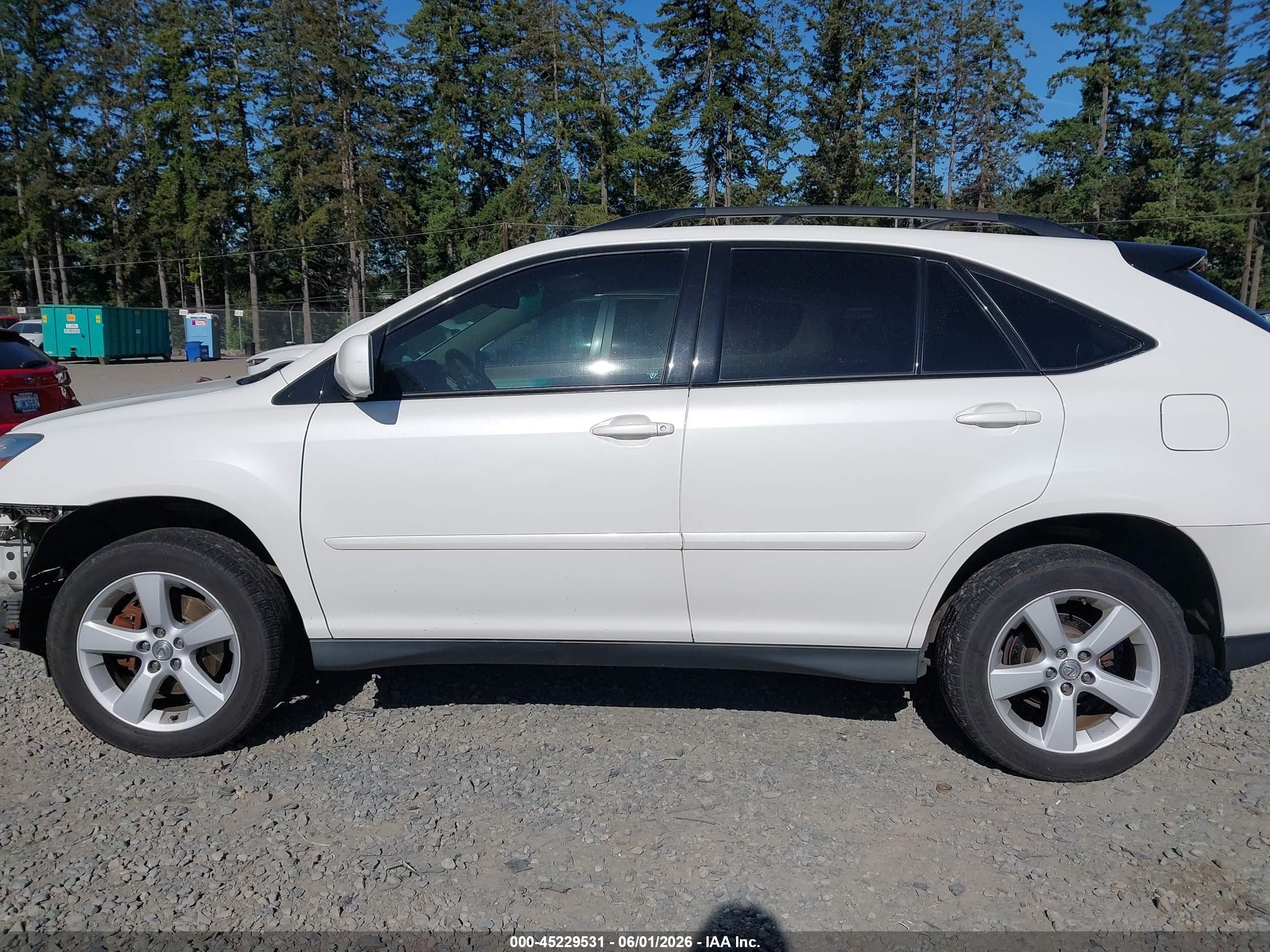 2007 Lexus Rx 350   White vin: 2T2HK31U67C021723