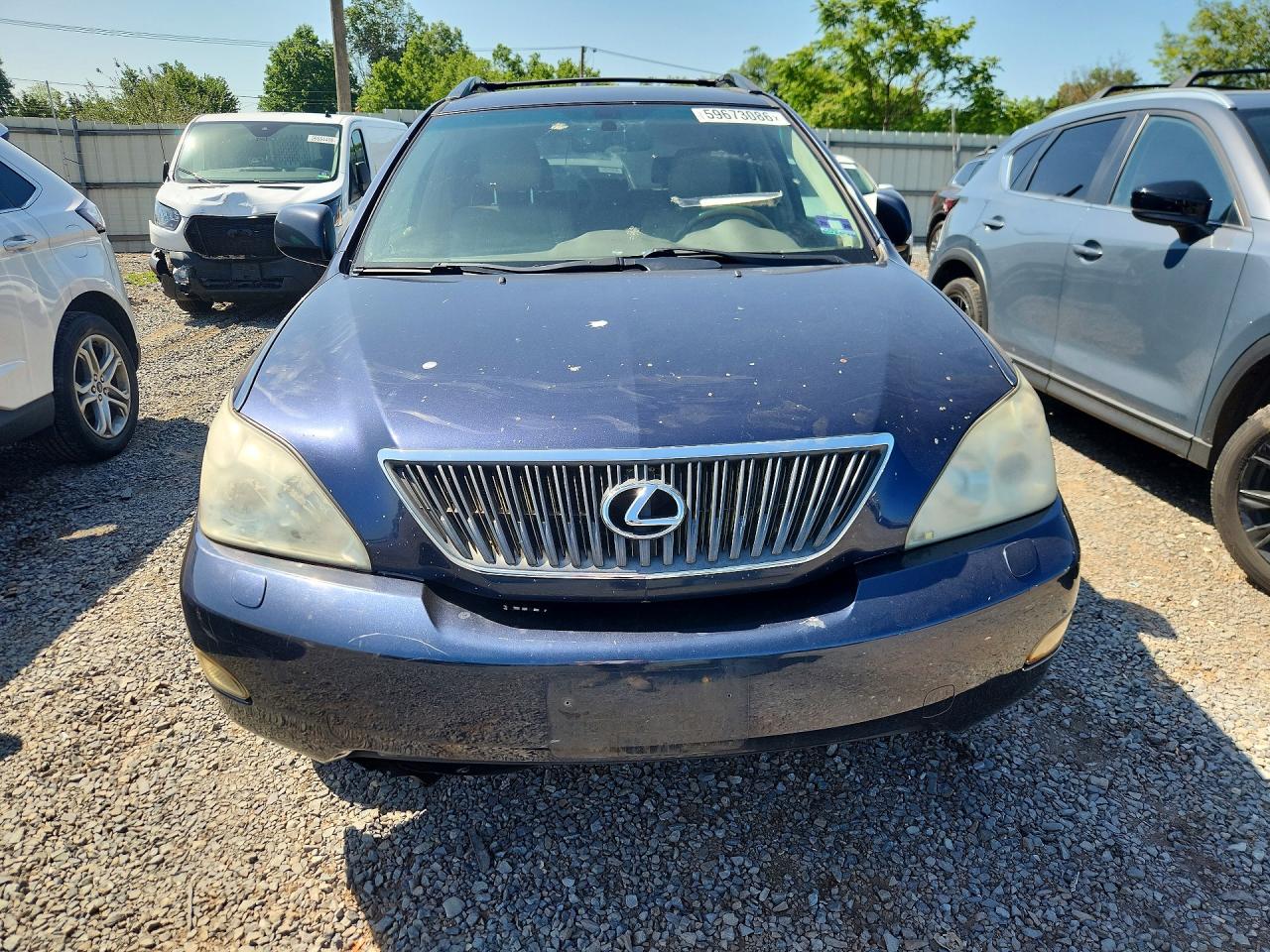 2007 Lexus Rx 350 Blue vin: 2T2HK31U67C024153