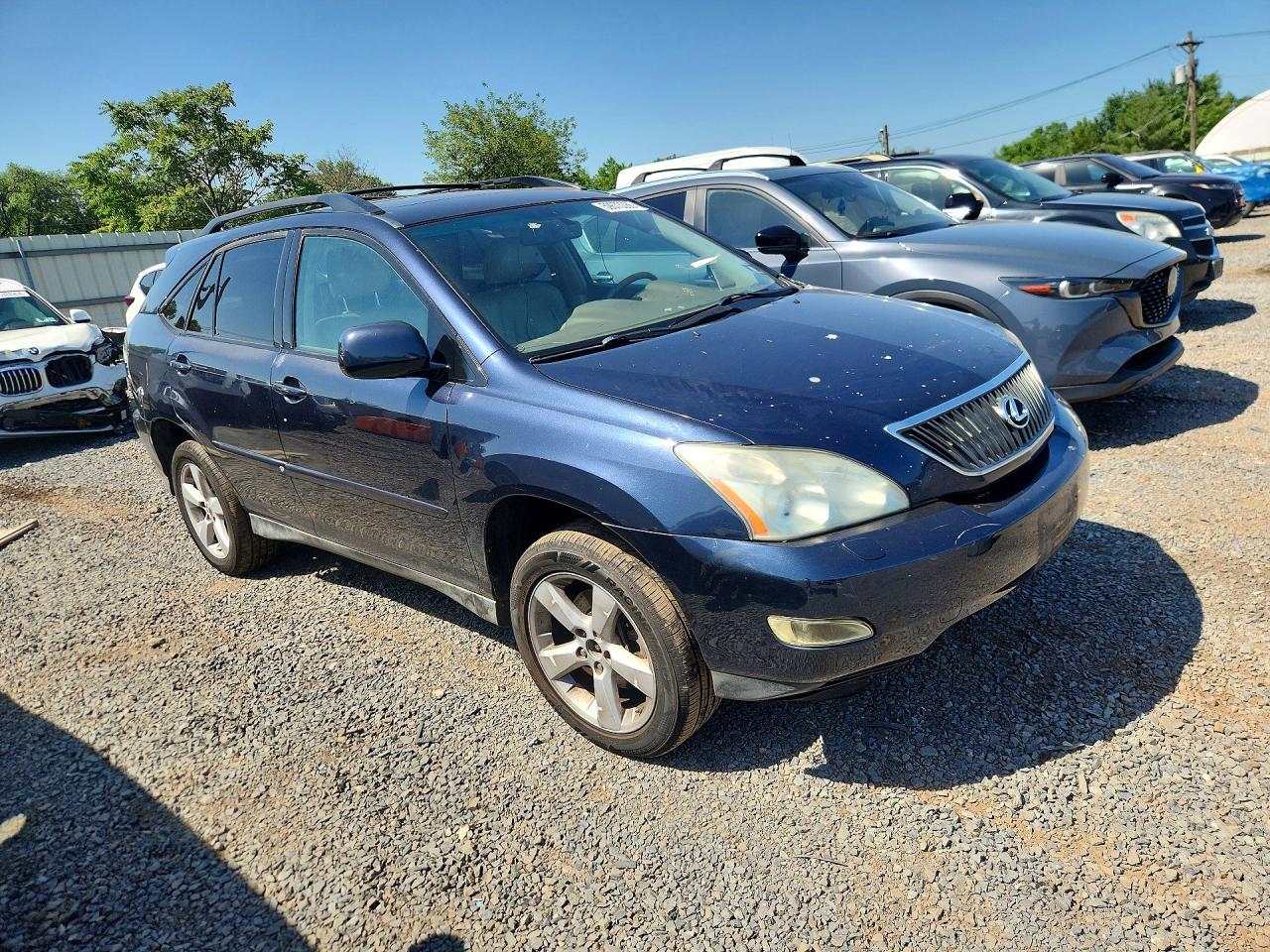 2007 Lexus Rx 350 Blue vin: 2T2HK31U67C024153