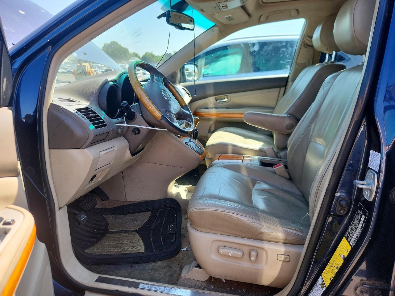 2007 Lexus Rx 350 Blue vin: 2T2HK31U67C024153