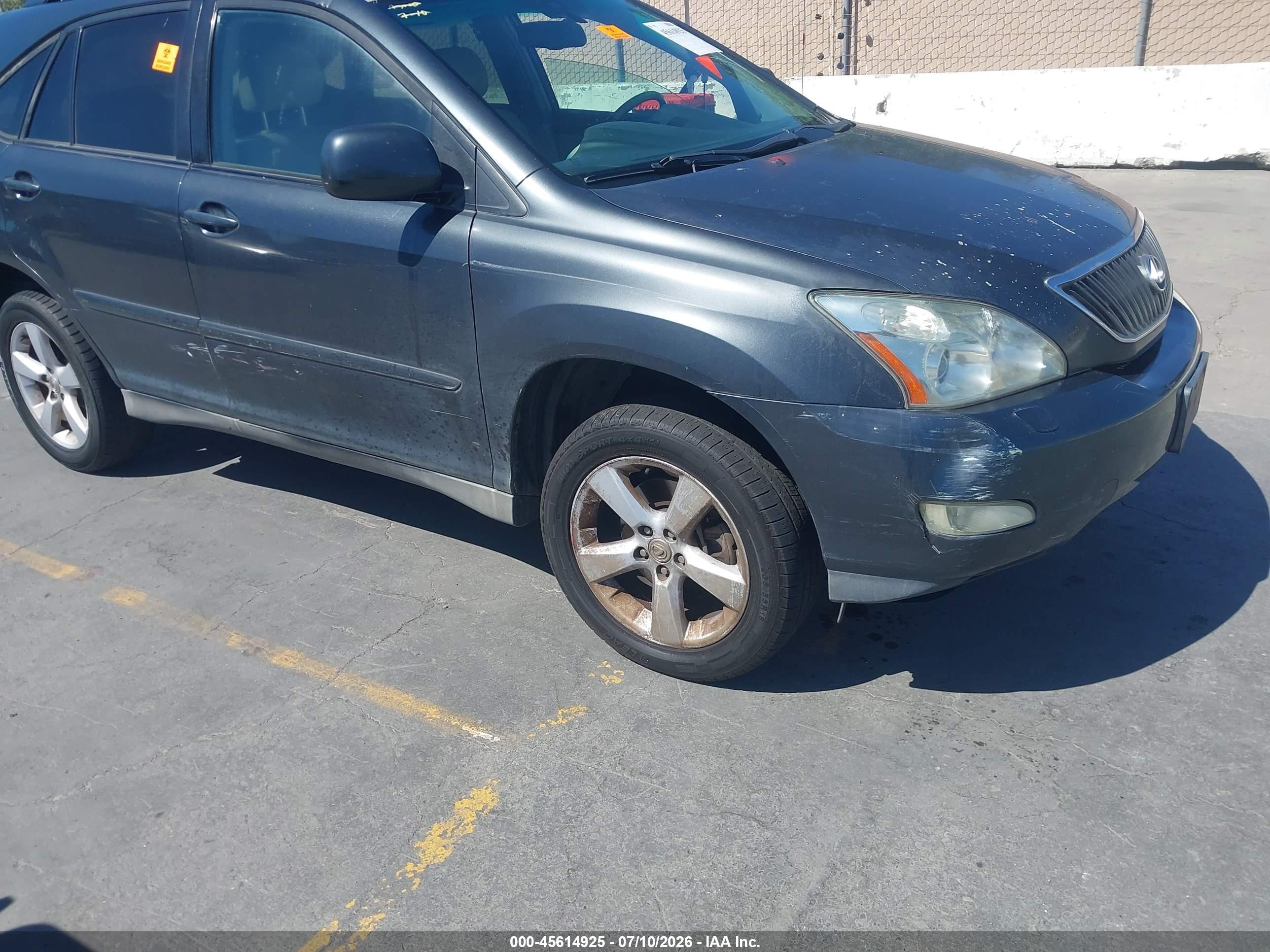 2007 Lexus Rx 350   Blue vin: 2T2HK31U67C024377