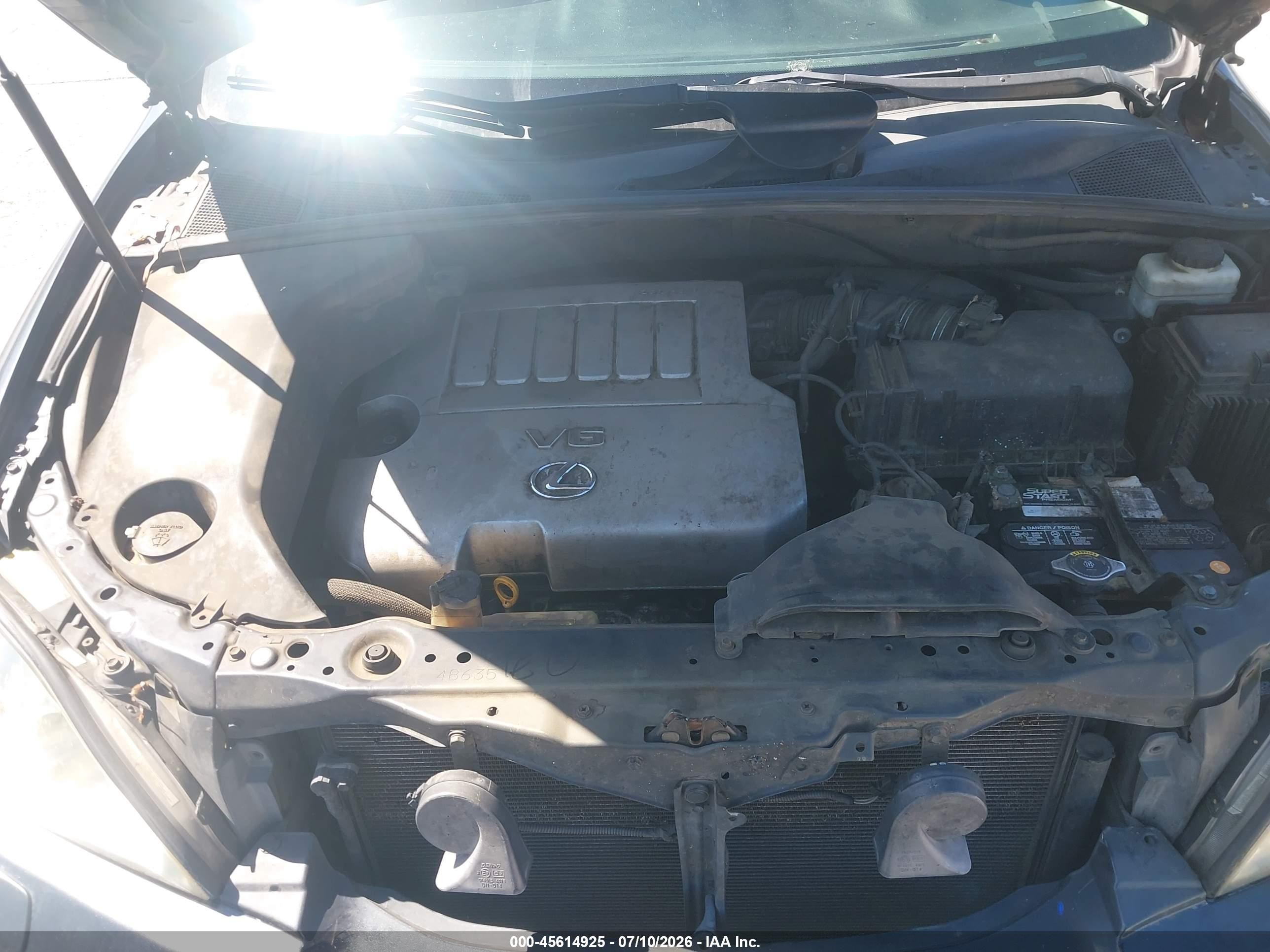 2007 Lexus Rx 350   Blue vin: 2T2HK31U67C024377