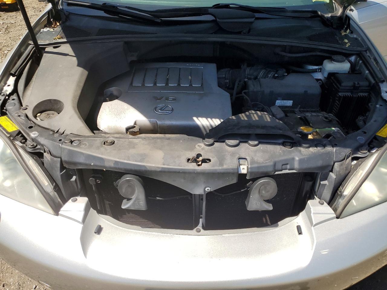 2007 Lexus Rx 350 Silver vin: 2T2HK31U67C026890