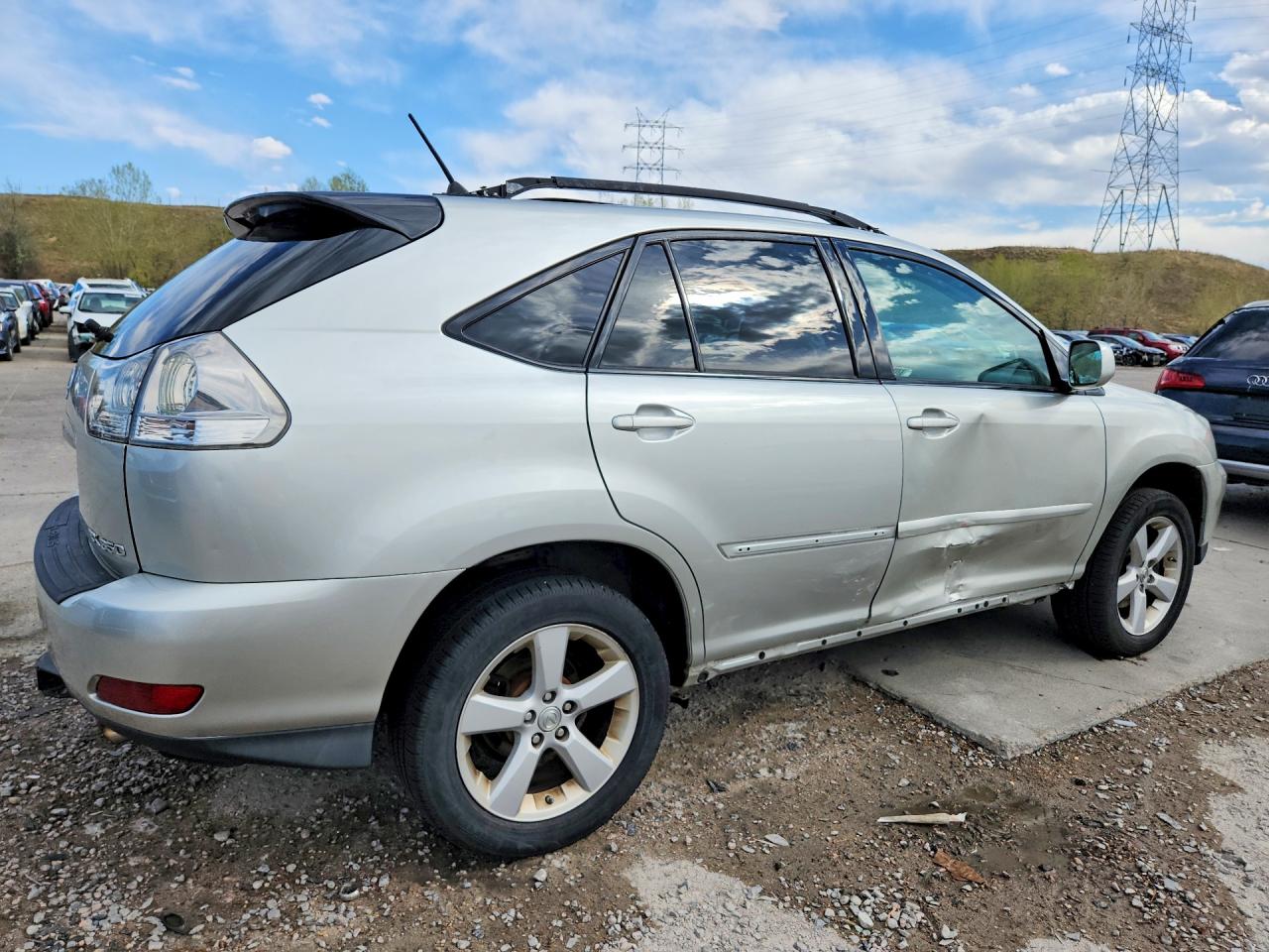 2007 Lexus Rx 350 Base Silver vin: 2T2HK31U67C034309