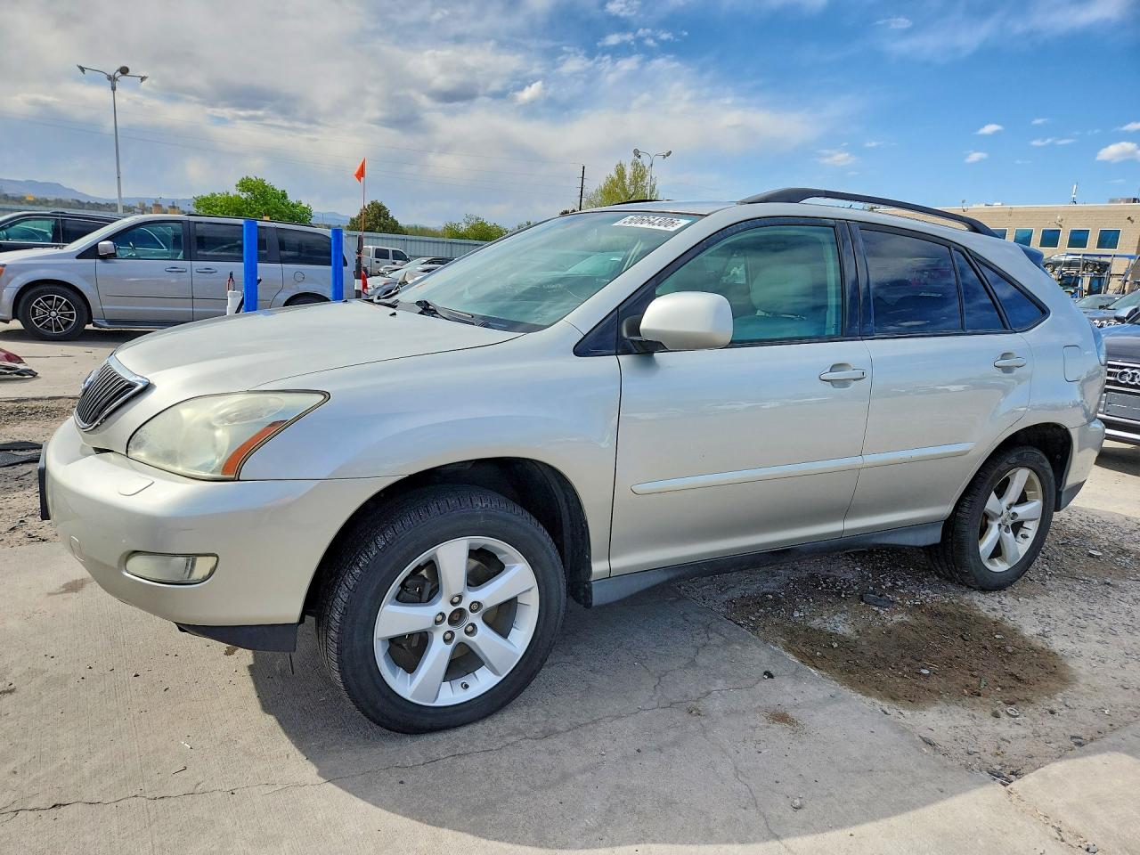 2007 Lexus Rx 350 Base Silver vin: 2T2HK31U67C034309
