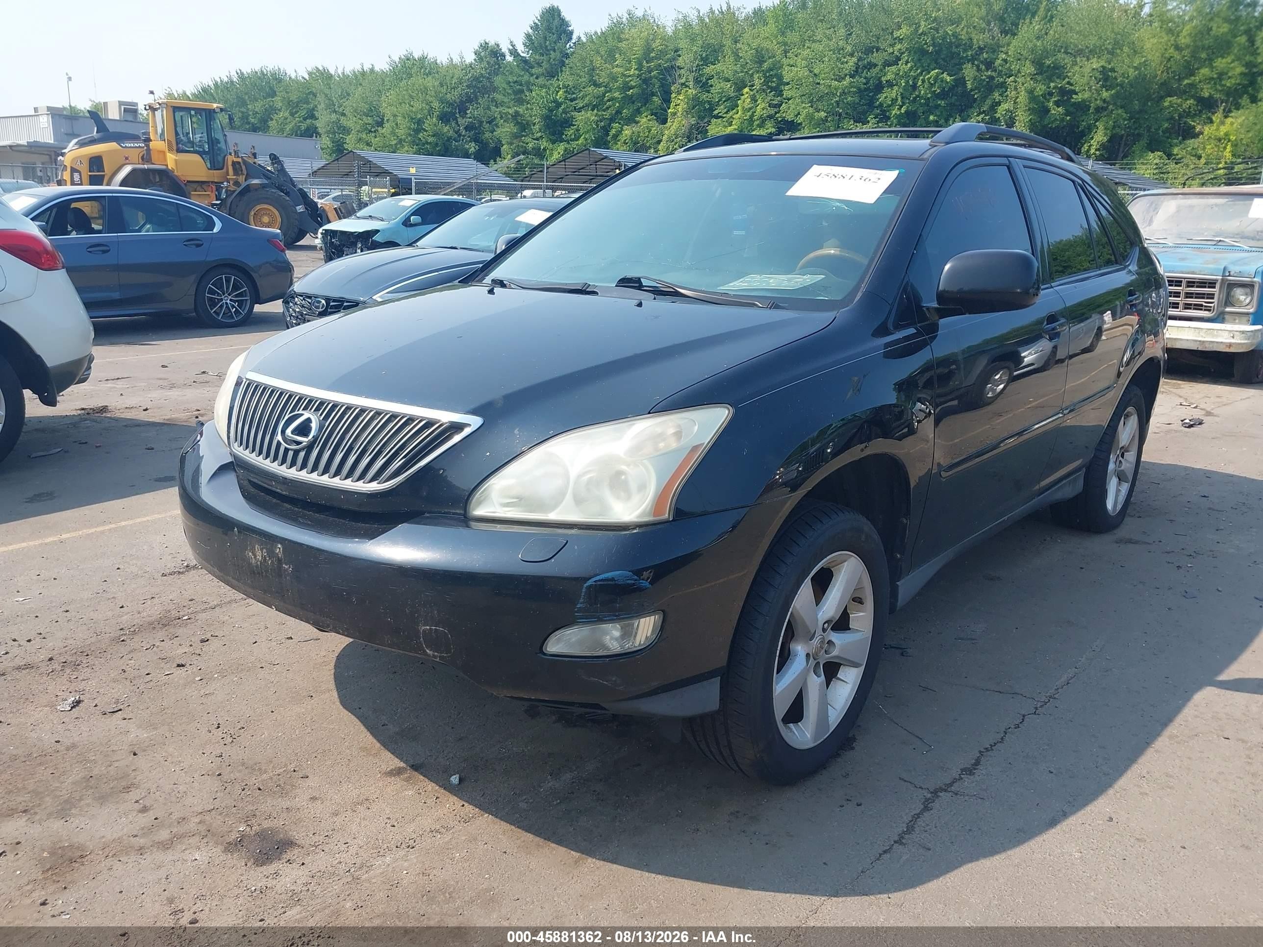 2007 Lexus Rx 350   Черный vin: 2T2HK31U67C036609
